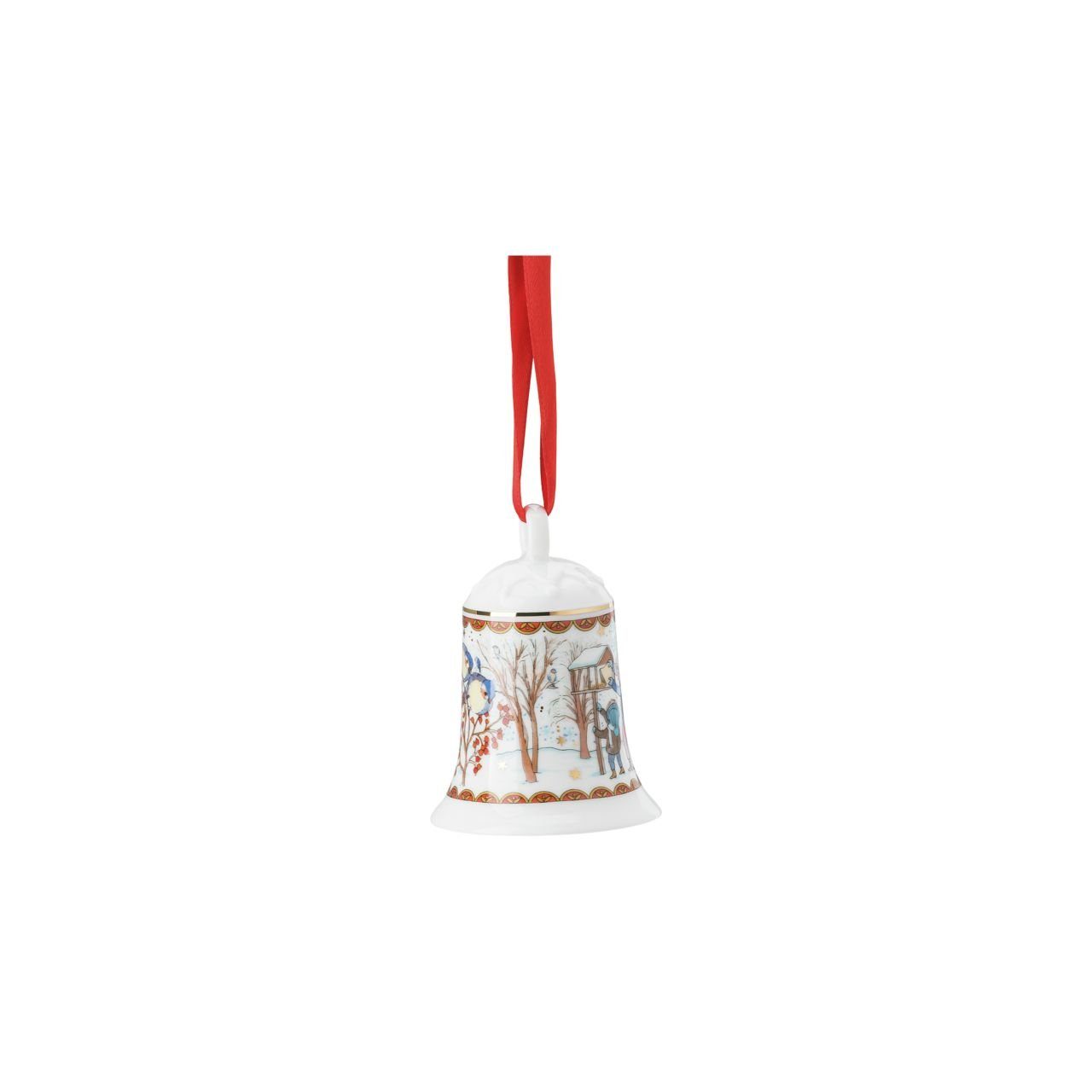 Hutschenreuther Christbaumschmuck Porzellan Weihnachtsglocke Glocke 2021, mit Originalverpackung (OVP)