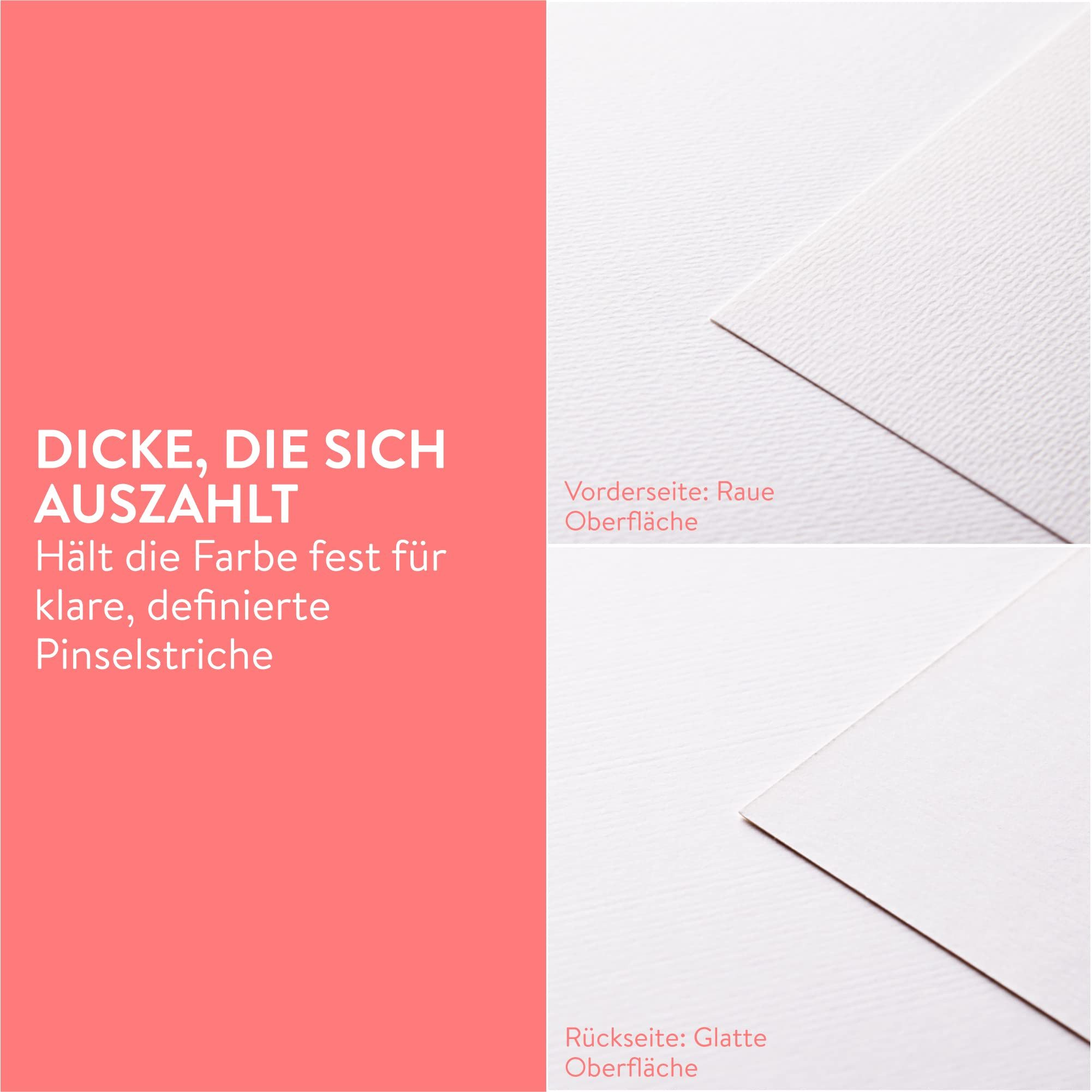 int!rend Aquarellblock int!rend Aquarellblock A3 300g 20 Blatt mit Pinsel – Bild 3 von 5