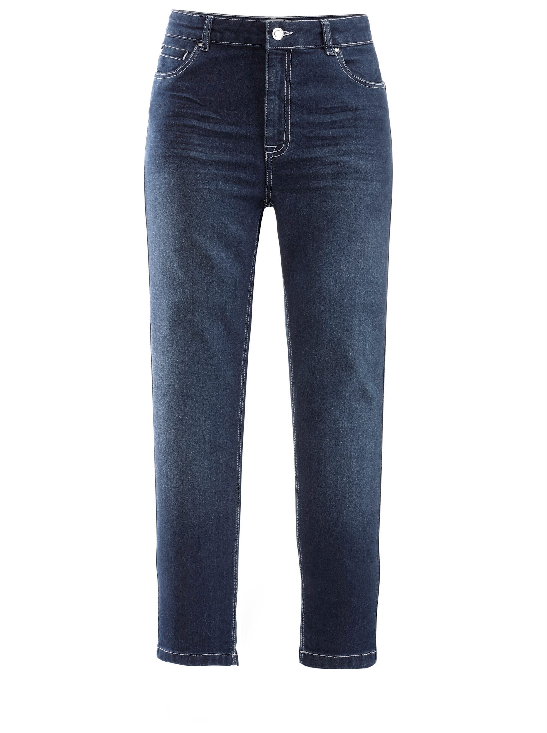 Bequeme Jeans 7/8-Jeans leicht vertieft