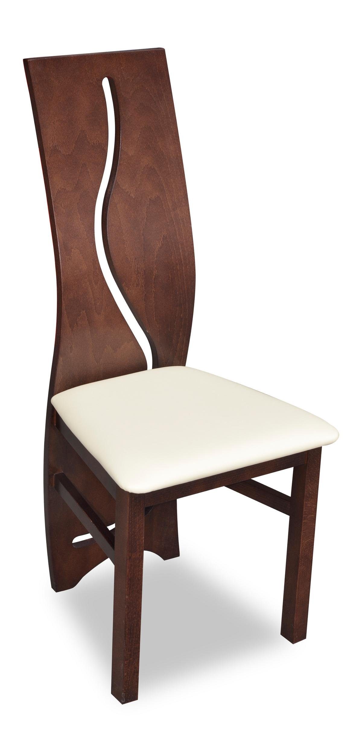 JVmoebel Stuhl, Design Lehnstuhl Stühle Polster Küchen Stuhl Sessel Holzstuhl Lehnstühle Holz