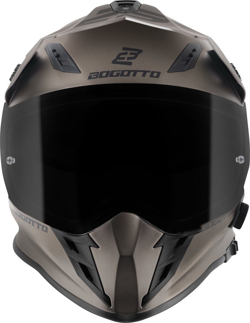 Bogotto Motocrosshelm H331 BT Bluetooth Enduro Helm, Integriertes Kommunikationssystem,geeignet Für Brillenträger,vorb – Bild 4 von 5
