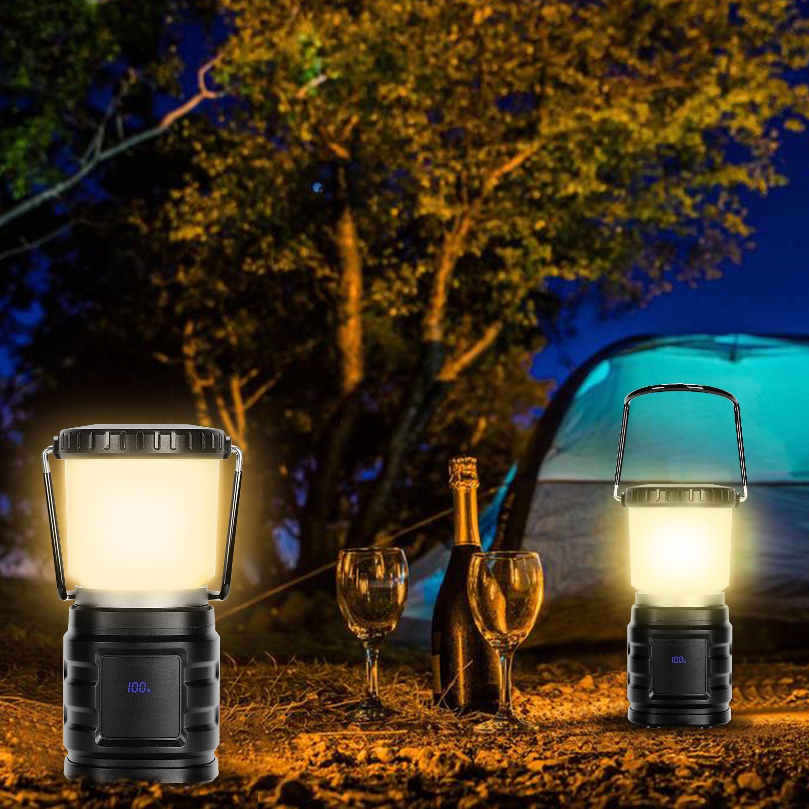 Lampe Wandern und IP65 für 700Lumen LED Gartenleuchte wasser TolleTour winddicht Camping Camping