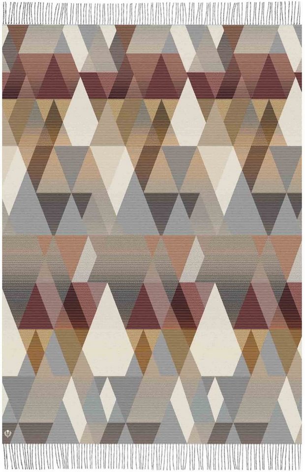 Plaid Baumwolle Decke, Fraas, Co2 neutral, FRAAS Cashmink-Decke mit  Dreieck-Design - Made in Germany