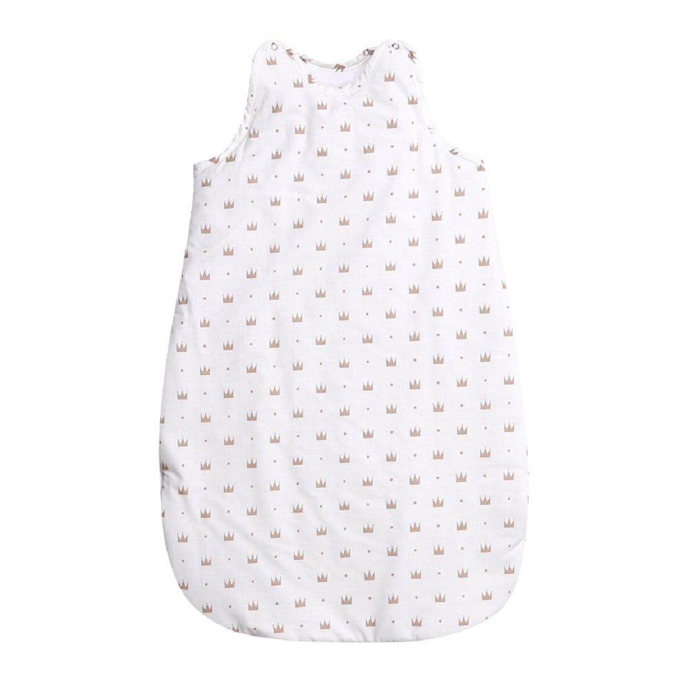 Lorelli Babyschlafsack Baby-Sommerschlafsack Summer (1 tlg), Länge 100 cm Breite 50 cm, 100% Baumwolle weiß beige