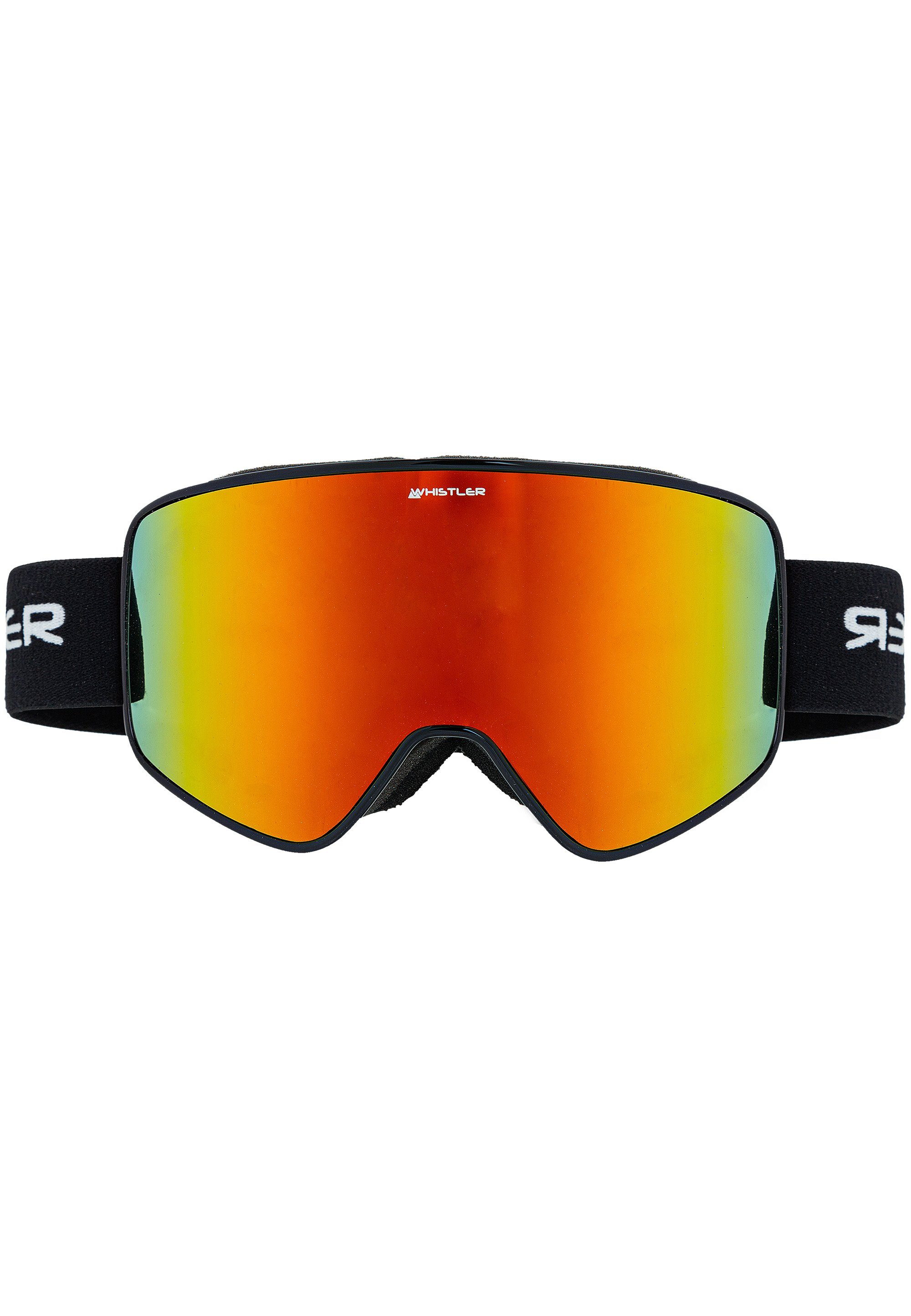Qualitätskontrolle WHISTLER Skibrille WS8000 Polarized Ski einstellbarem mit Goggle, und polarisierten 3-Schicht-Gesichtspolster Mit Brillenband Sport-Gläser