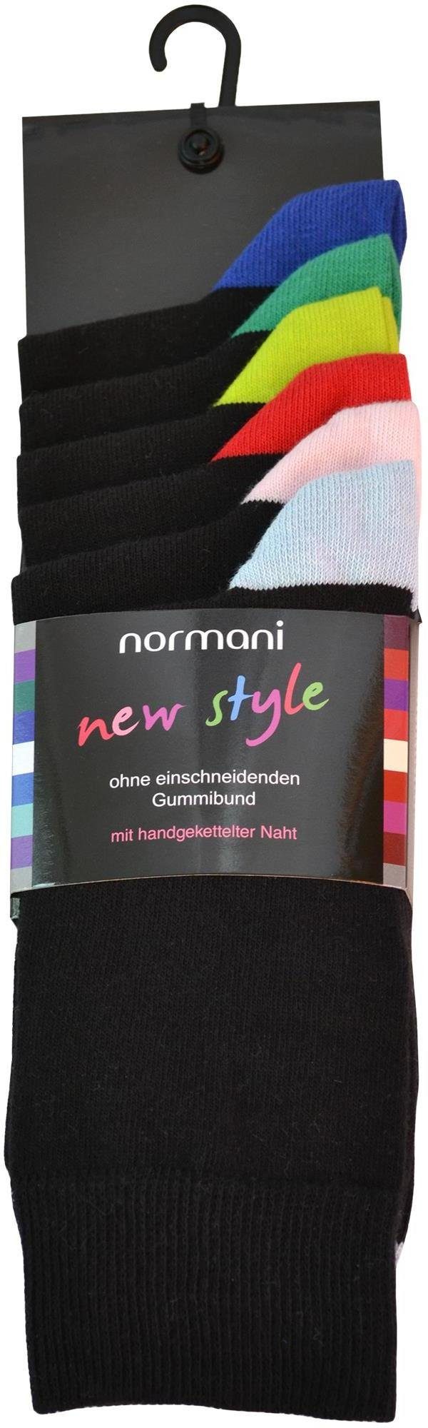 kein Socken Hellblau/Hellrosa/Rot/Lime/Grün/Royal Style 6 (6er-Set, Ausbleichen 6 Basicsocken normani Paar) New Paar