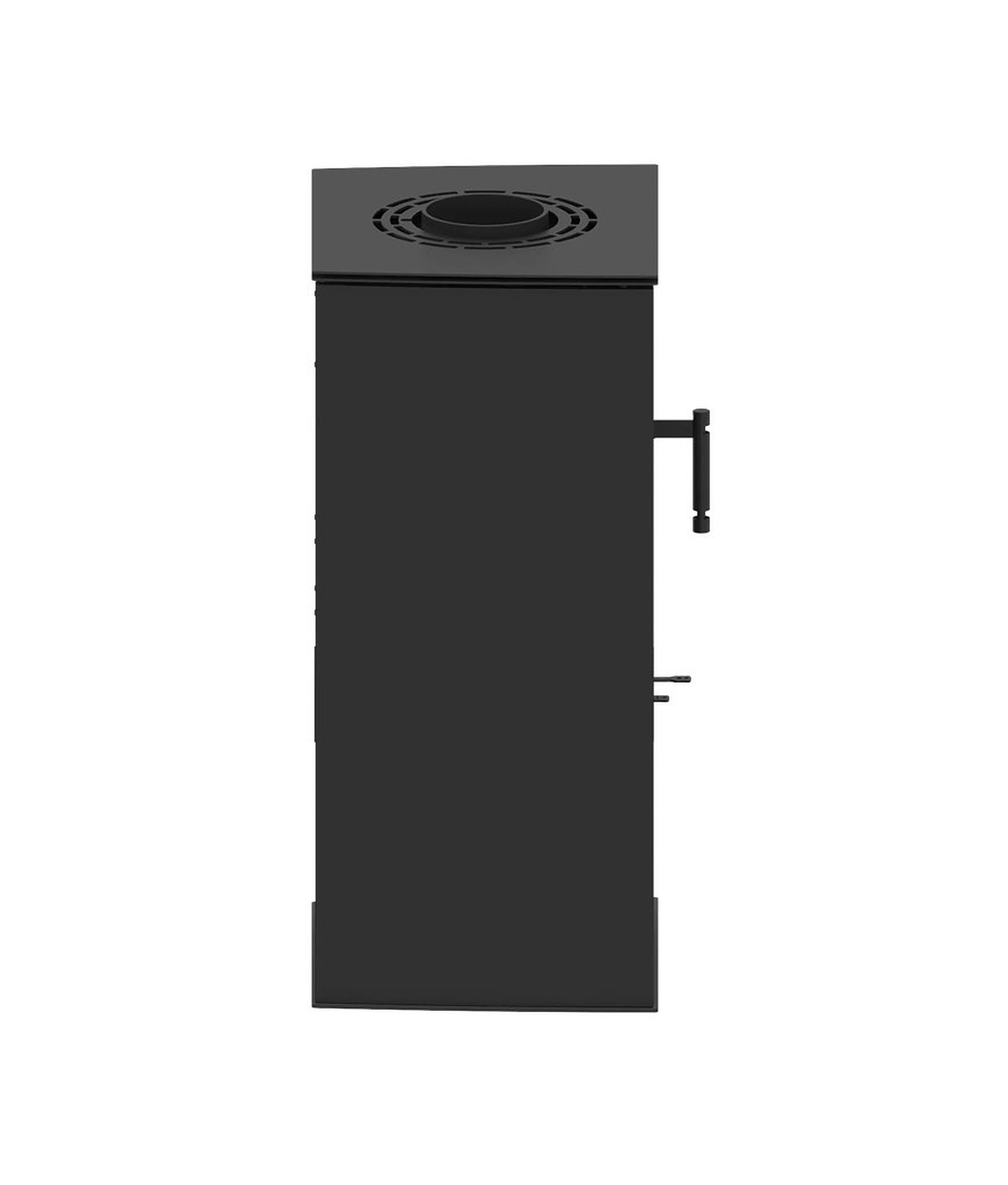 Hitze Kaminofen Hitze Holzofen Lupo S schwarz Freistehender Holzofen, 6,50 kW