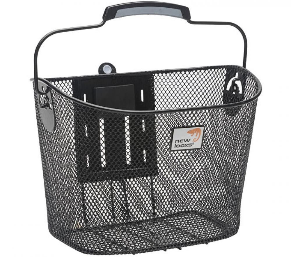 newlooxs Fahrradkorb NEW LOOXS KORB TOSCANE SMARTLOCK BLACK 19L STEEL 34X25X25CM