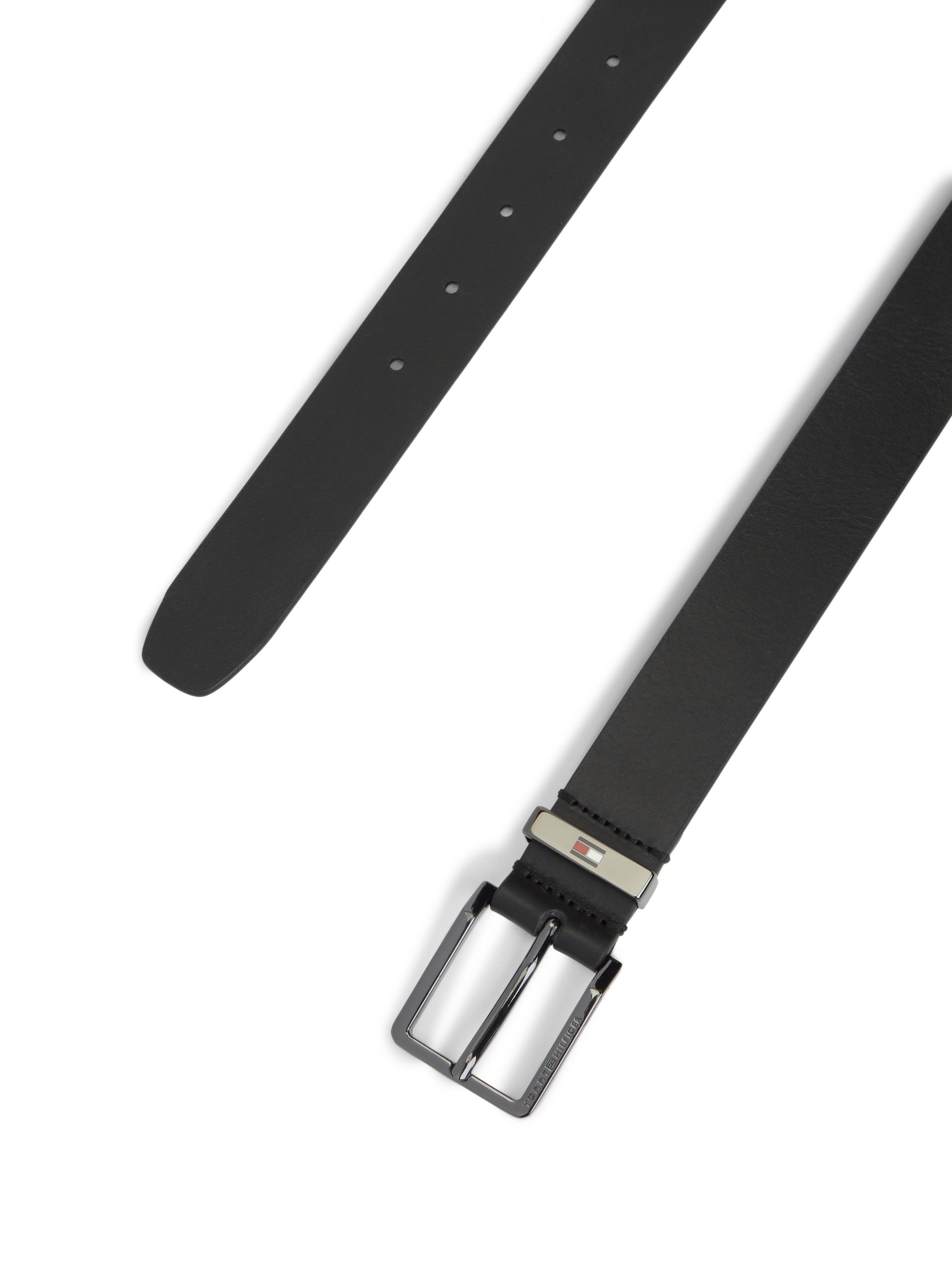 Tommy Hilfiger Ledergürtel OLIVER 3.0 cm breit mit tiefgeprägtem Logo