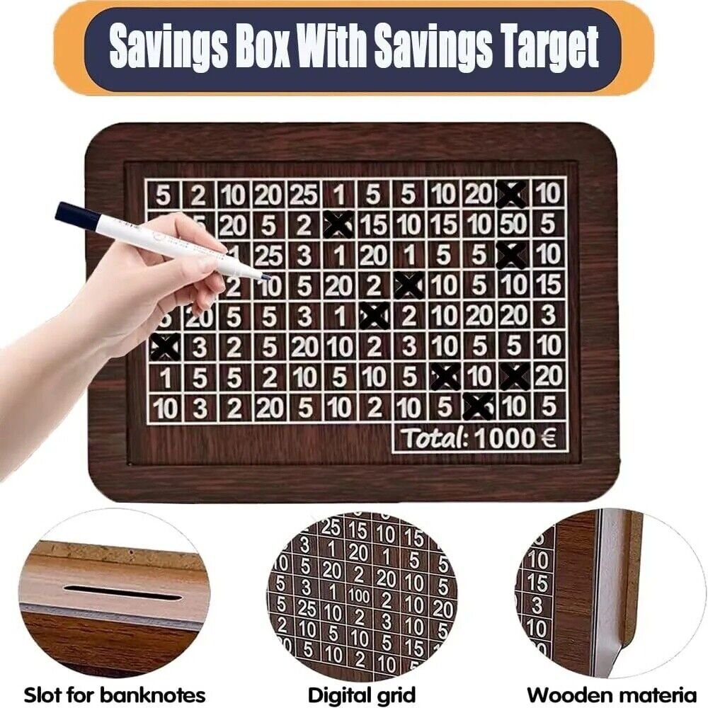 BlingBin Spardose Holz Sparschwein Spardose Sparbüchse günstig online kaufen