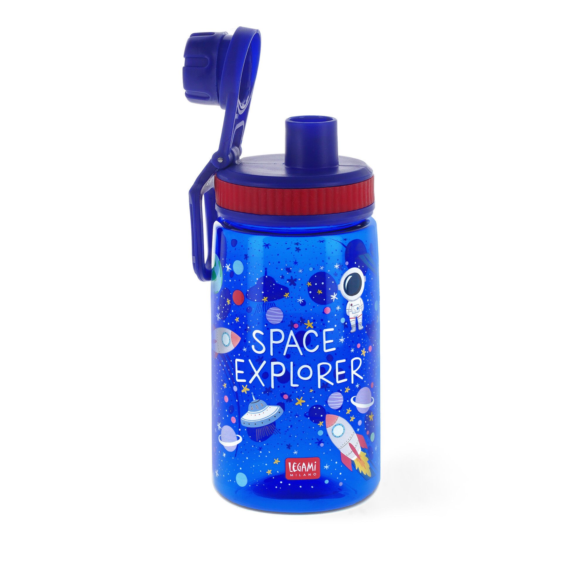Legami Trinkflasche LEGAMI Kinder Trinkflasche Lets Drink SPACE