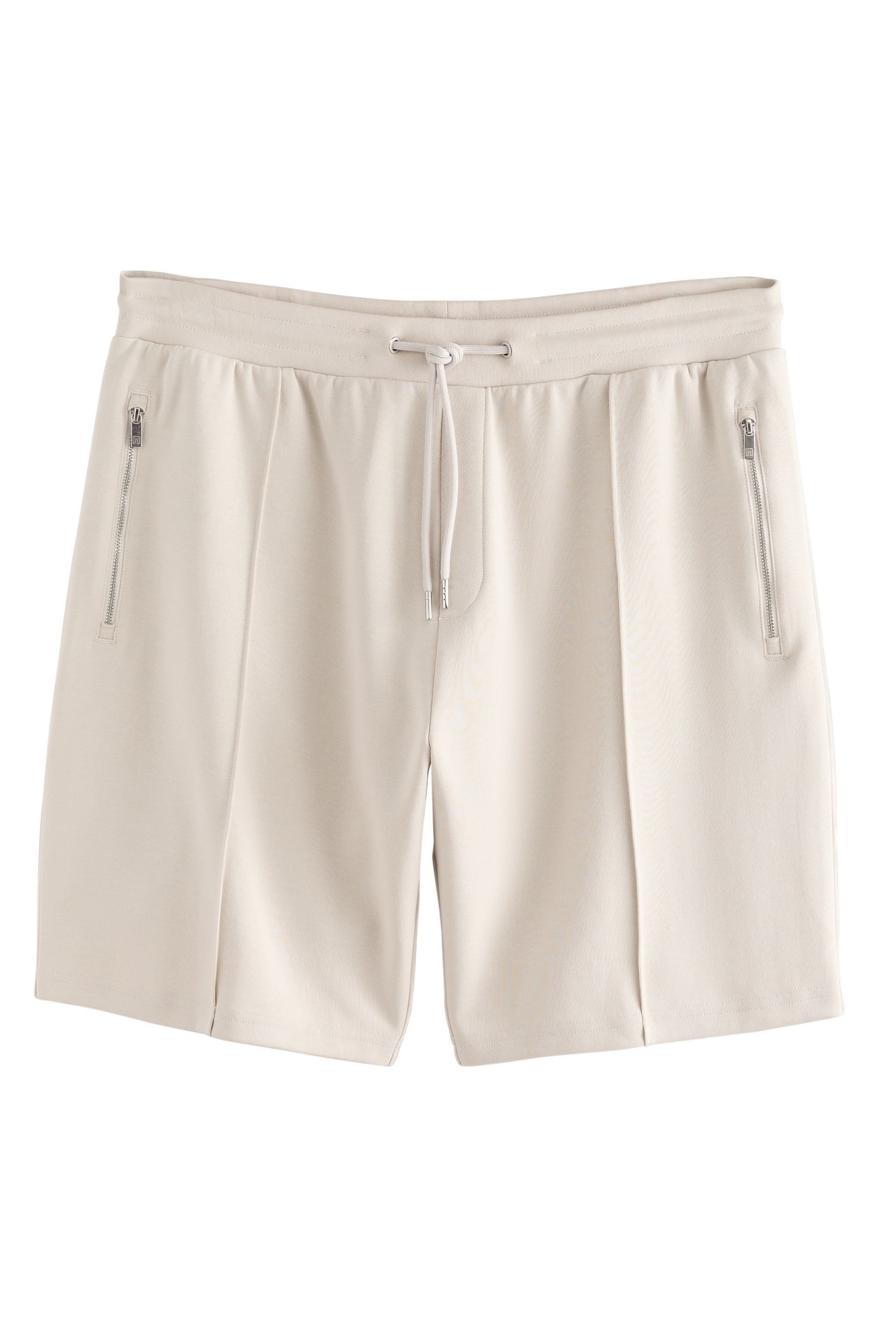 Next Sweatshorts Jersey-Shorts mit RV-Taschen und Bundfalten (1-tlg)