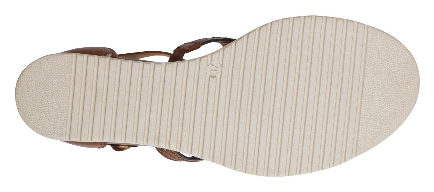 Tamaris Keilsandalette, Sommerschuh, Sandale, Keilabsatz, mit günstig online kaufen
