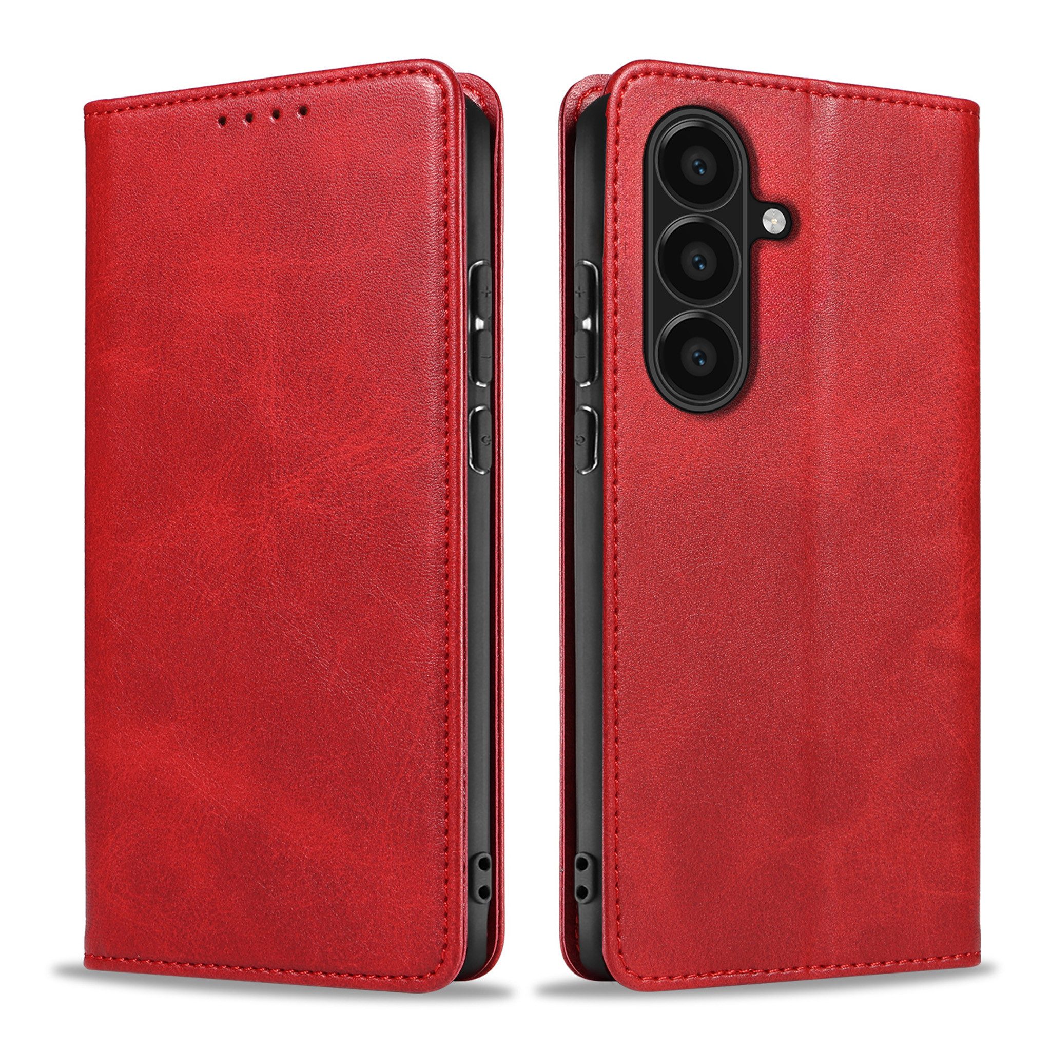 Tec-Expert Handyhülle Tasche Handy Klapp Hülle für Samsung Galaxy A57 5G 6.7 Zoll, 6.7, Cover Klapphülle Case mit Kartenfach Geldfach aufstellbar