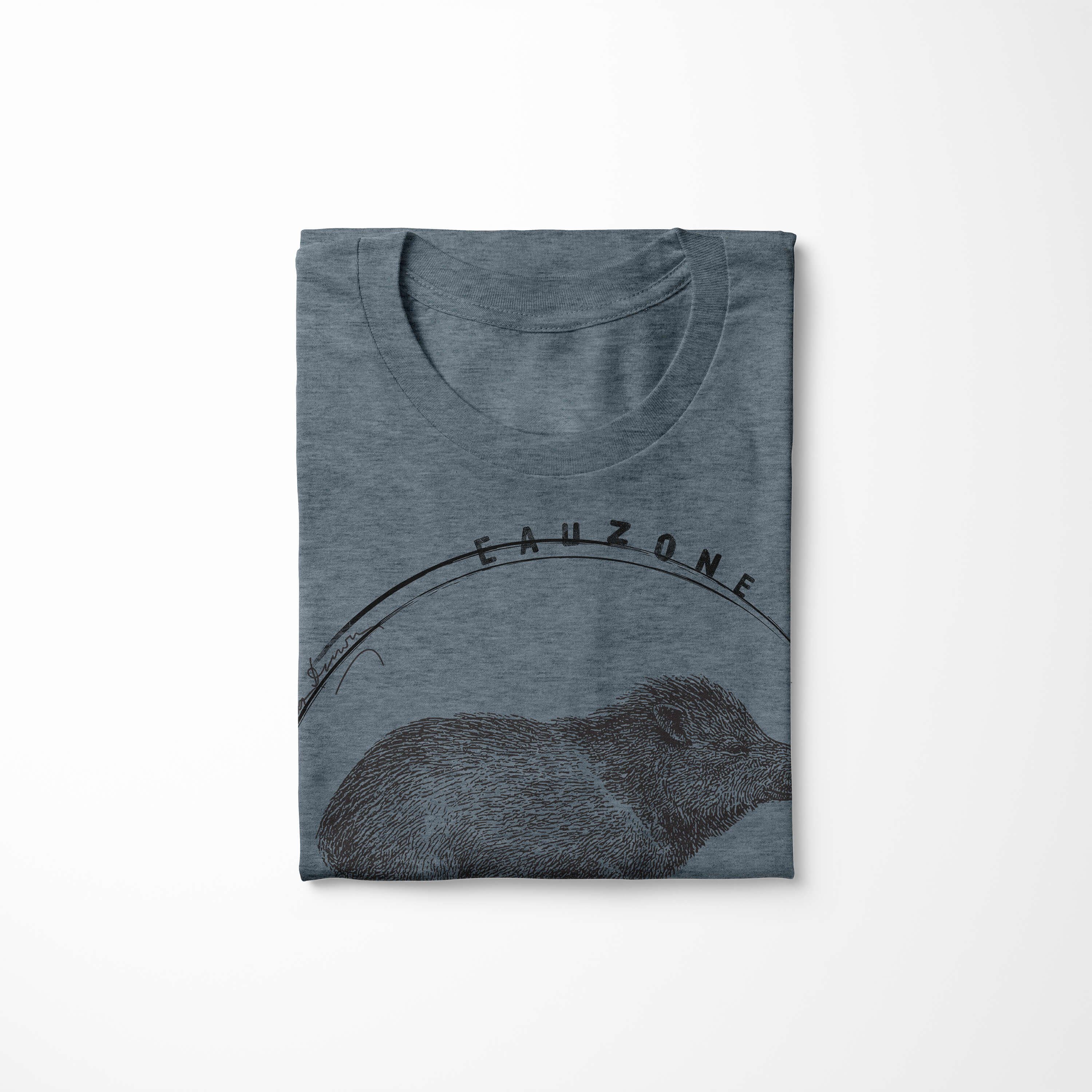 Wildschwein Indigo Evolution Sinus T-Shirt T-Shirt Art Herren