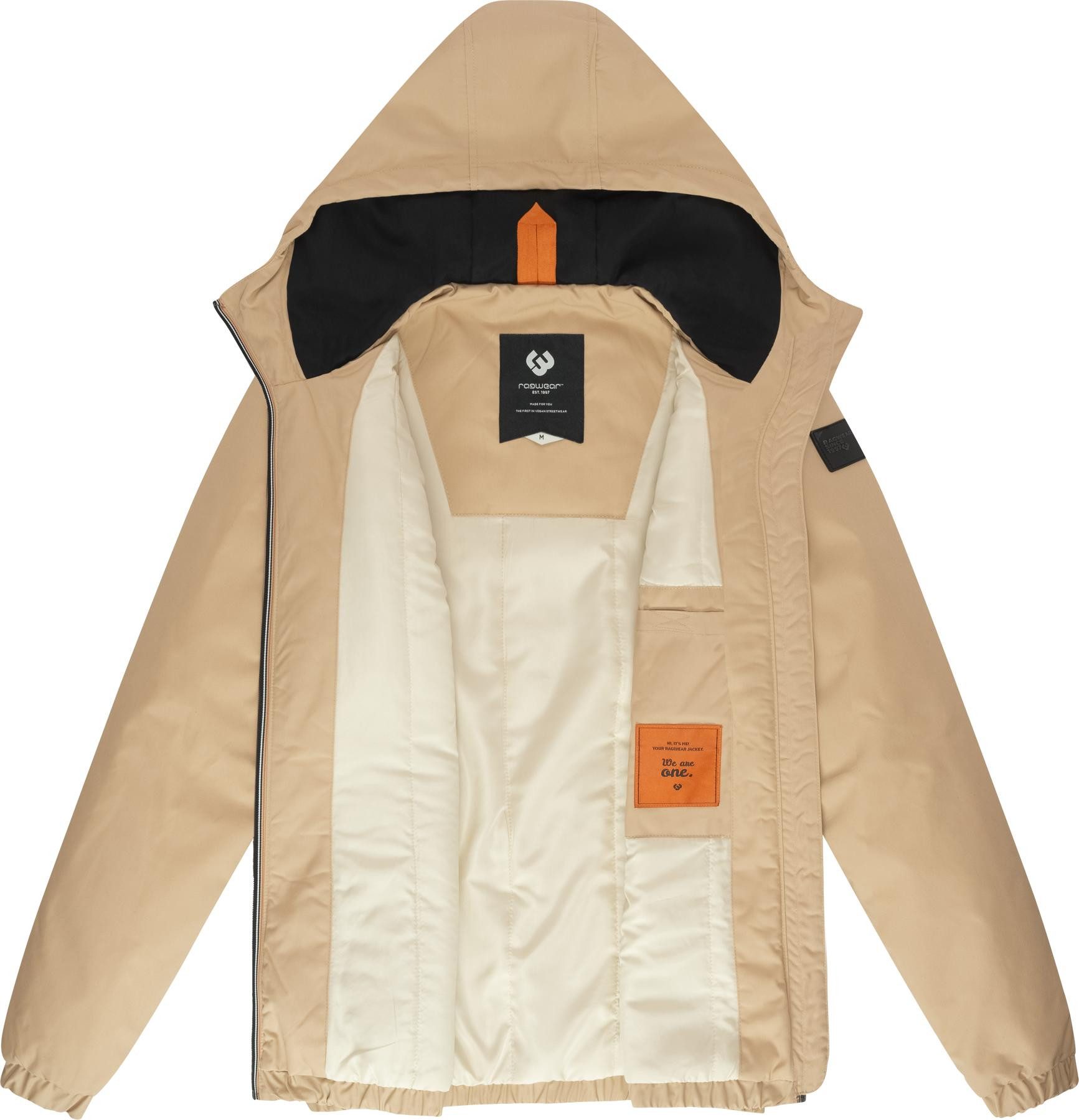 Ragwear Outdoorjacke Windeyer Stylische Herren Übergangsjacke mit Kapuze