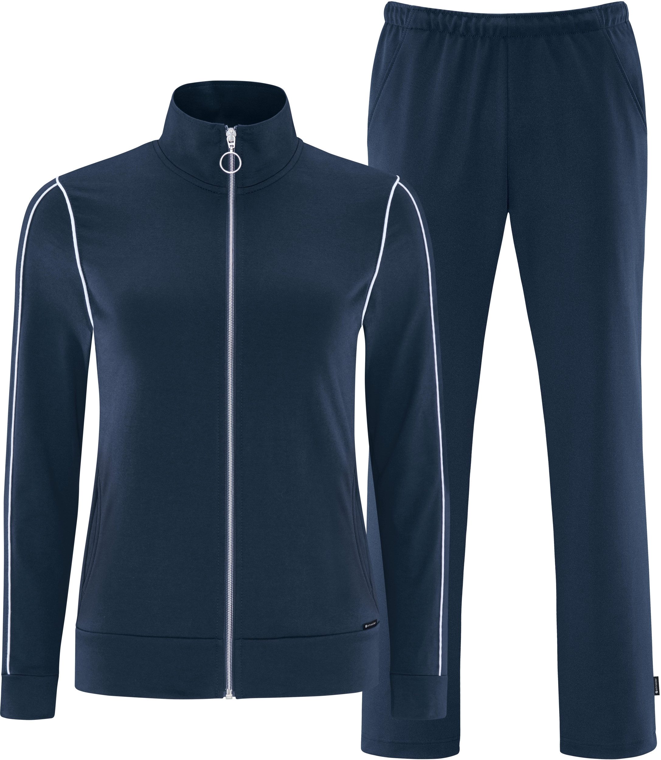 SCHNEIDER Sportswear Sportanzug ALAYAW-ANZUG DUNKELBLAU (WEIß)