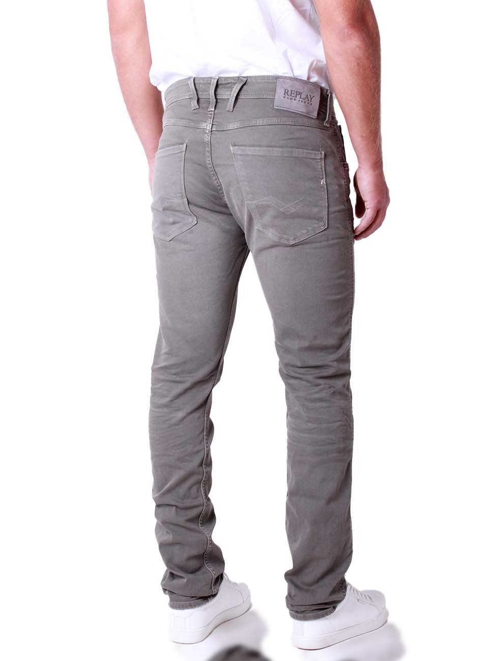 Herren Jeans Replay Slim-fit-Jeans Anbass mit Stretch
