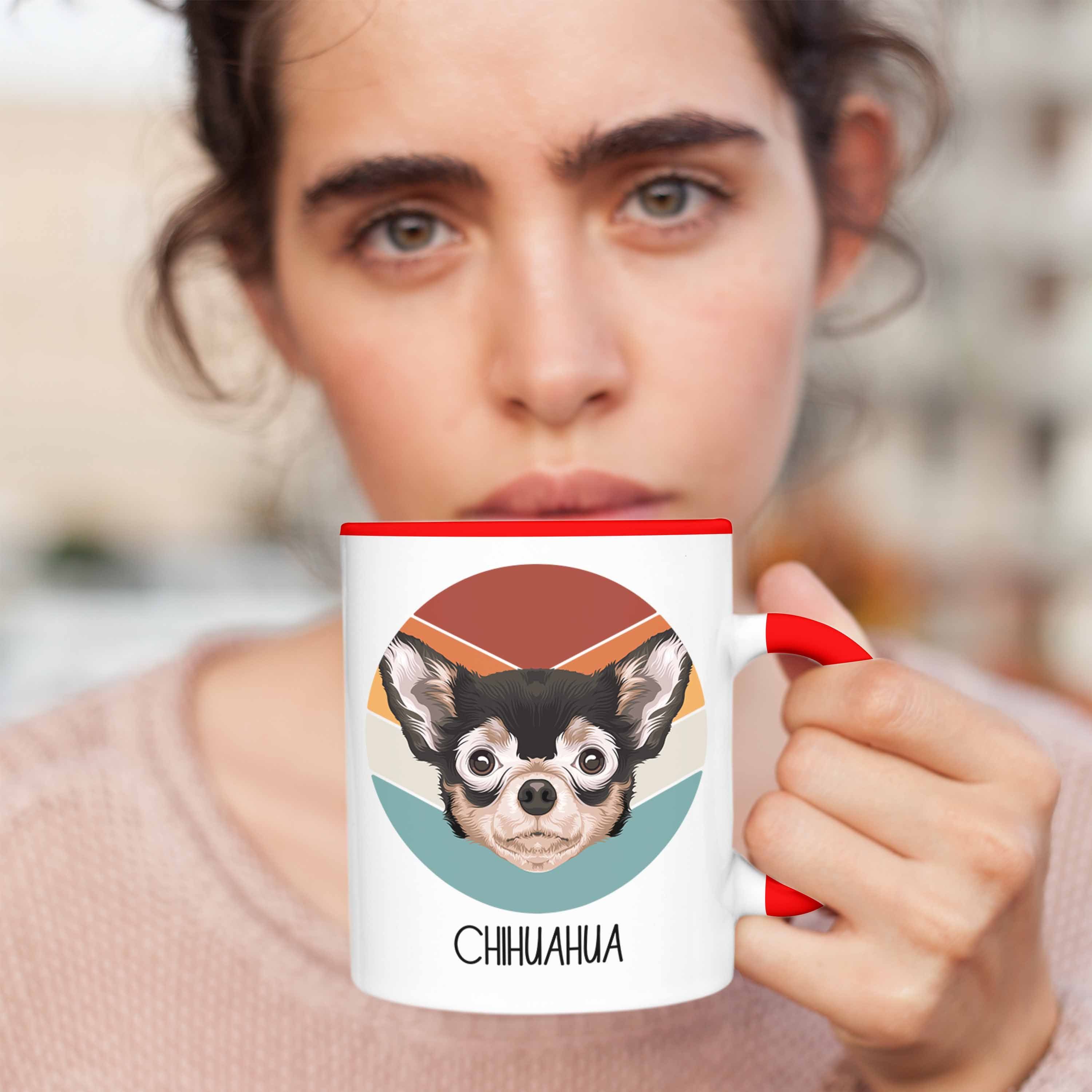 Spruch Rot Tasse Lustiger Besitzer Chihuahua Tasse Geschenk Trendation Chihuah Geschenkidee