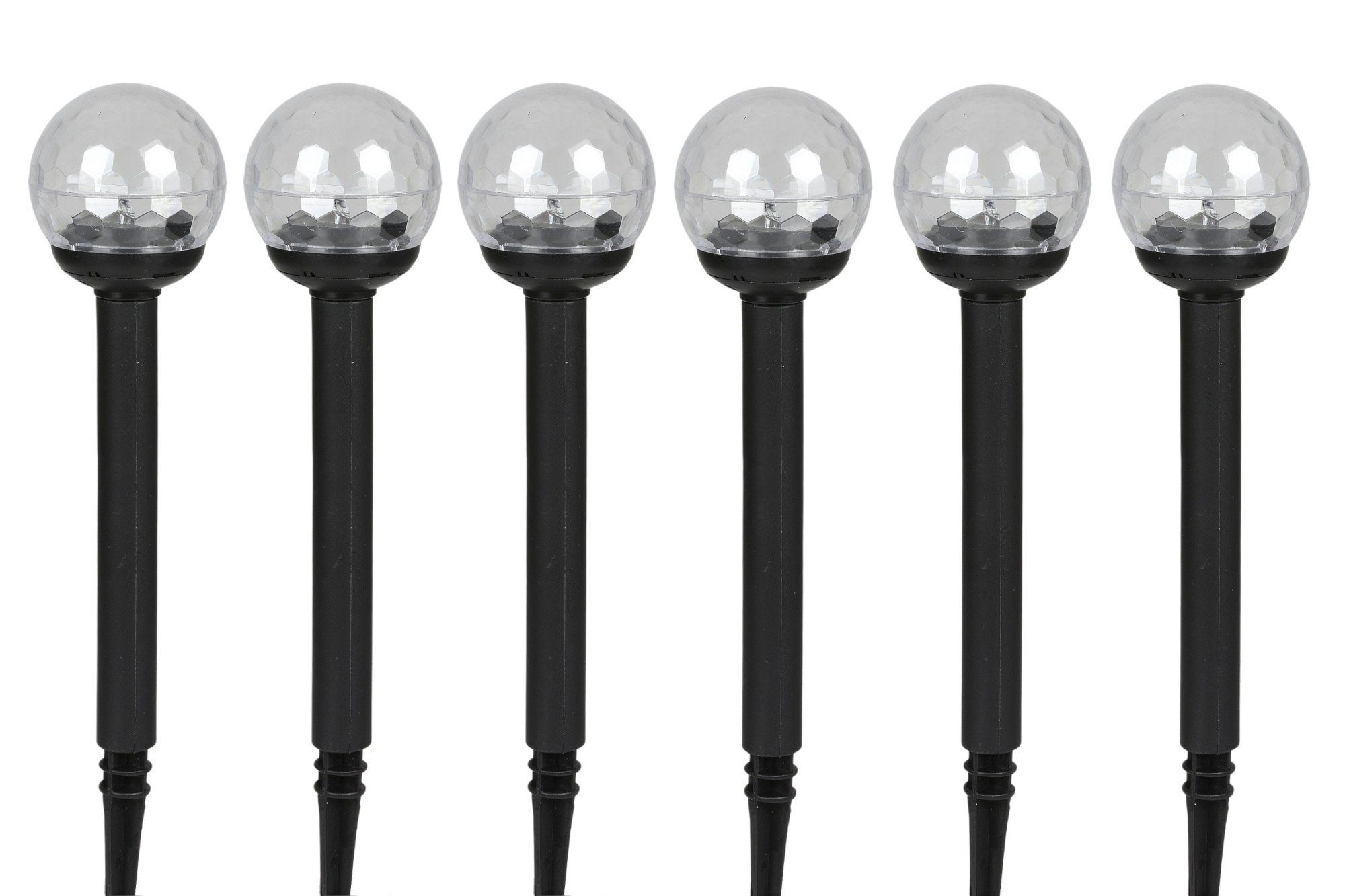 Gartenleuchte Solar-Gartenleuchte LED Farbwechsler 6er-Set Solarleuchte Gartenlampe
