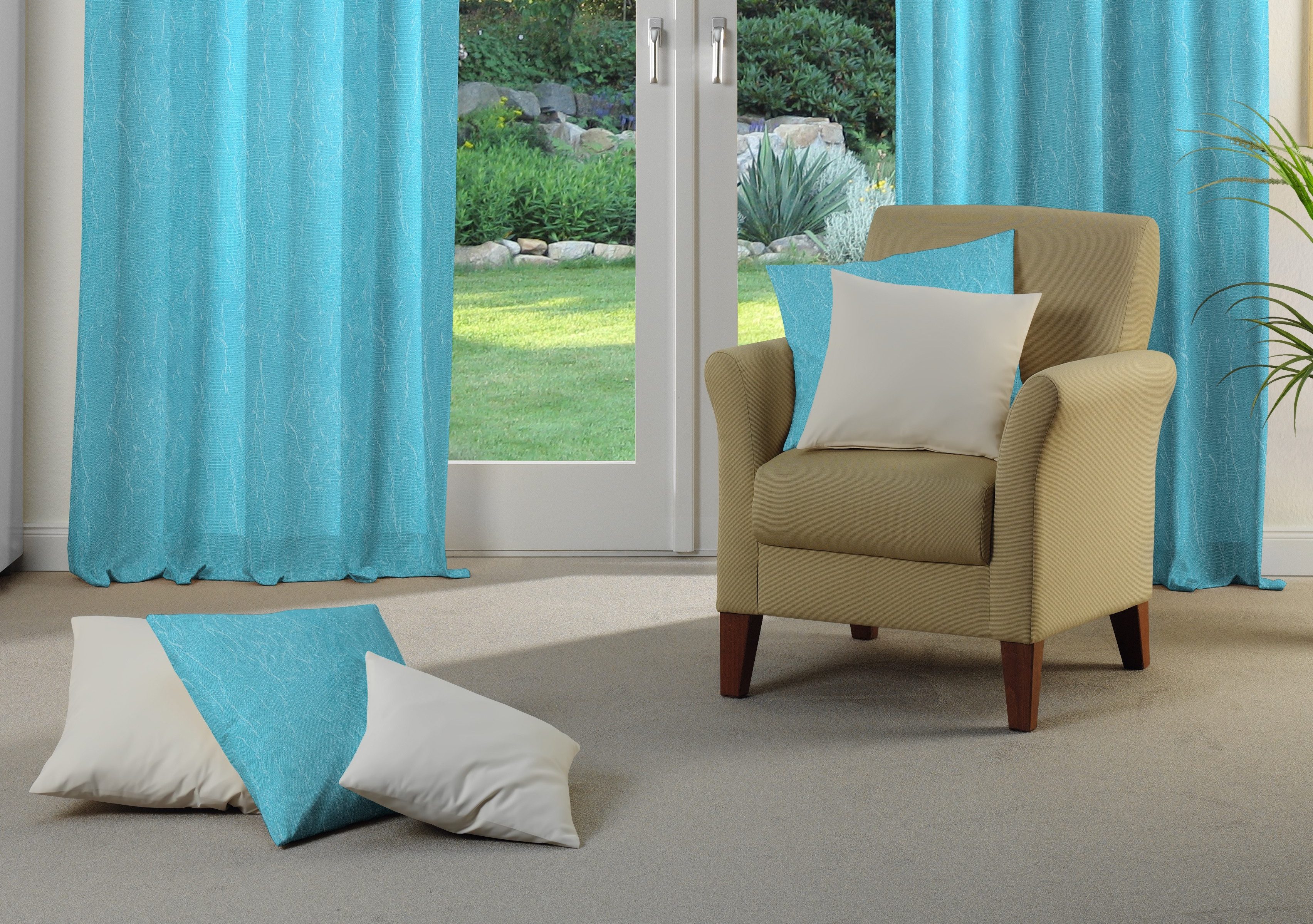 Wirth Dekokissen Lahnstein, Kissenhülle ohne Füllung, 2 Stück