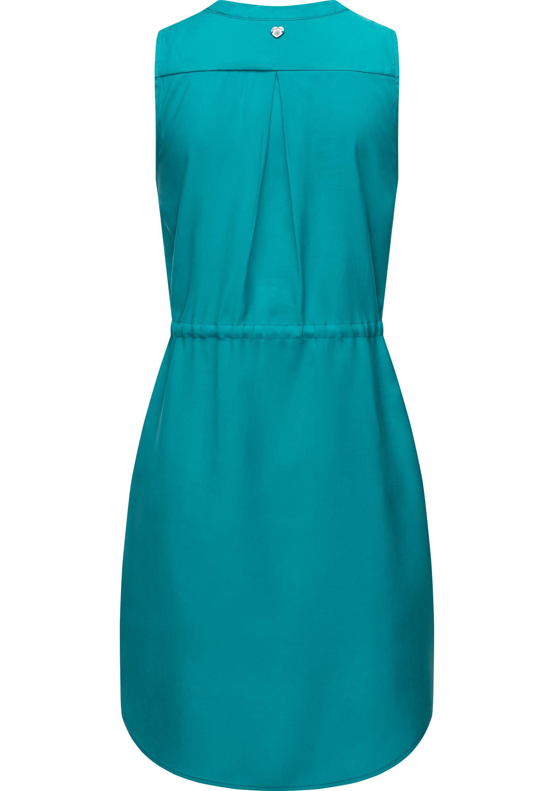 Ragwear Blusenkleid Roissin stylisches Sommerkleid mit Bindeband