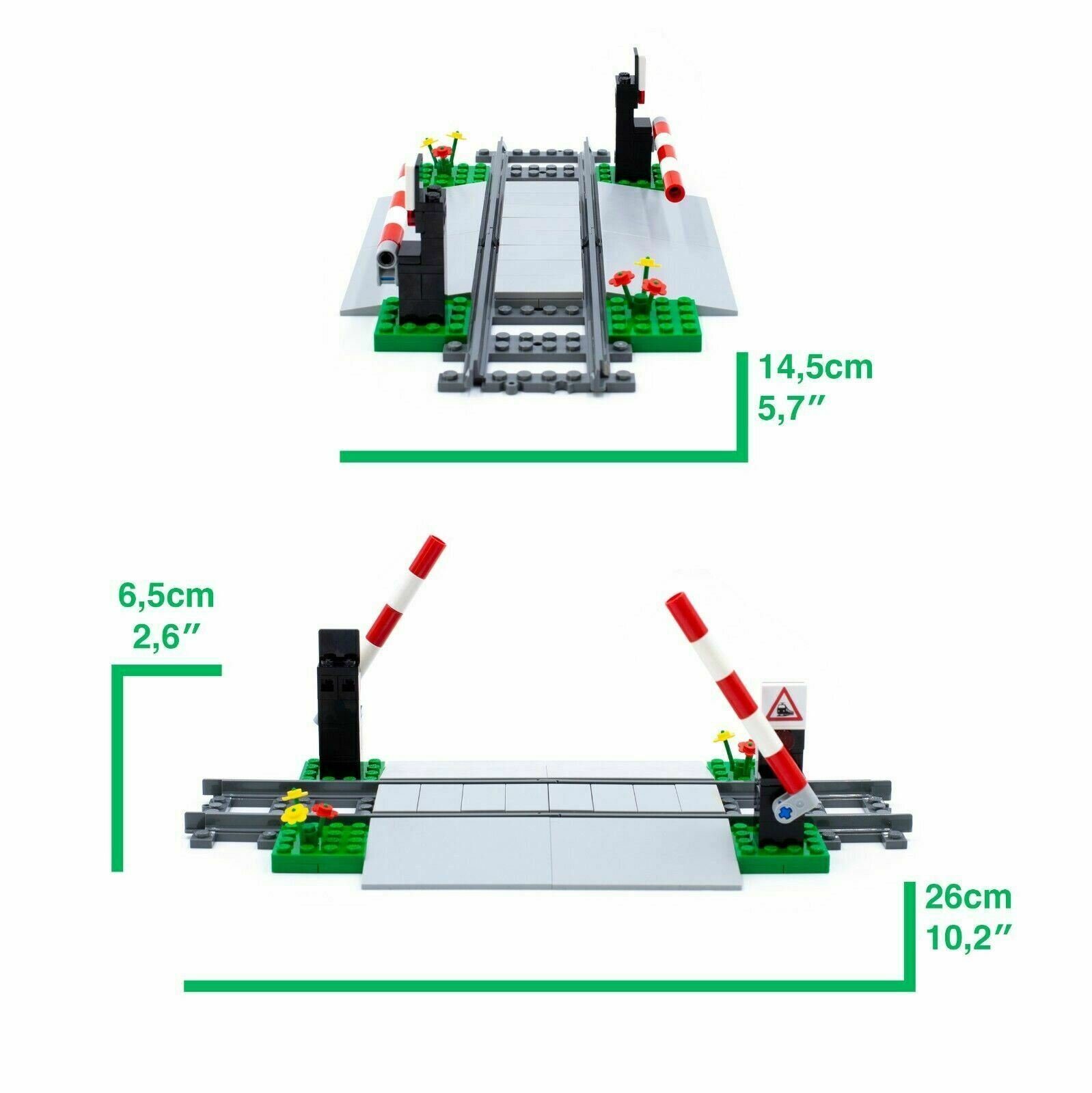 LEGO® City: Bahnübergang mit Schranken Spielbausteine