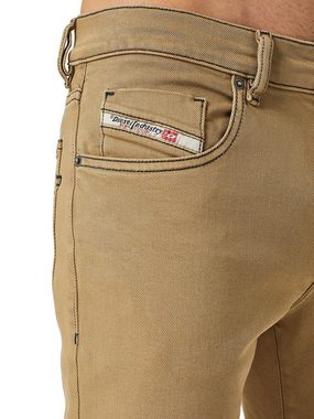 Diesel Slim-fit-Jeans Stretch Hose Beige - D-Strukt 09C83 - Länge:32