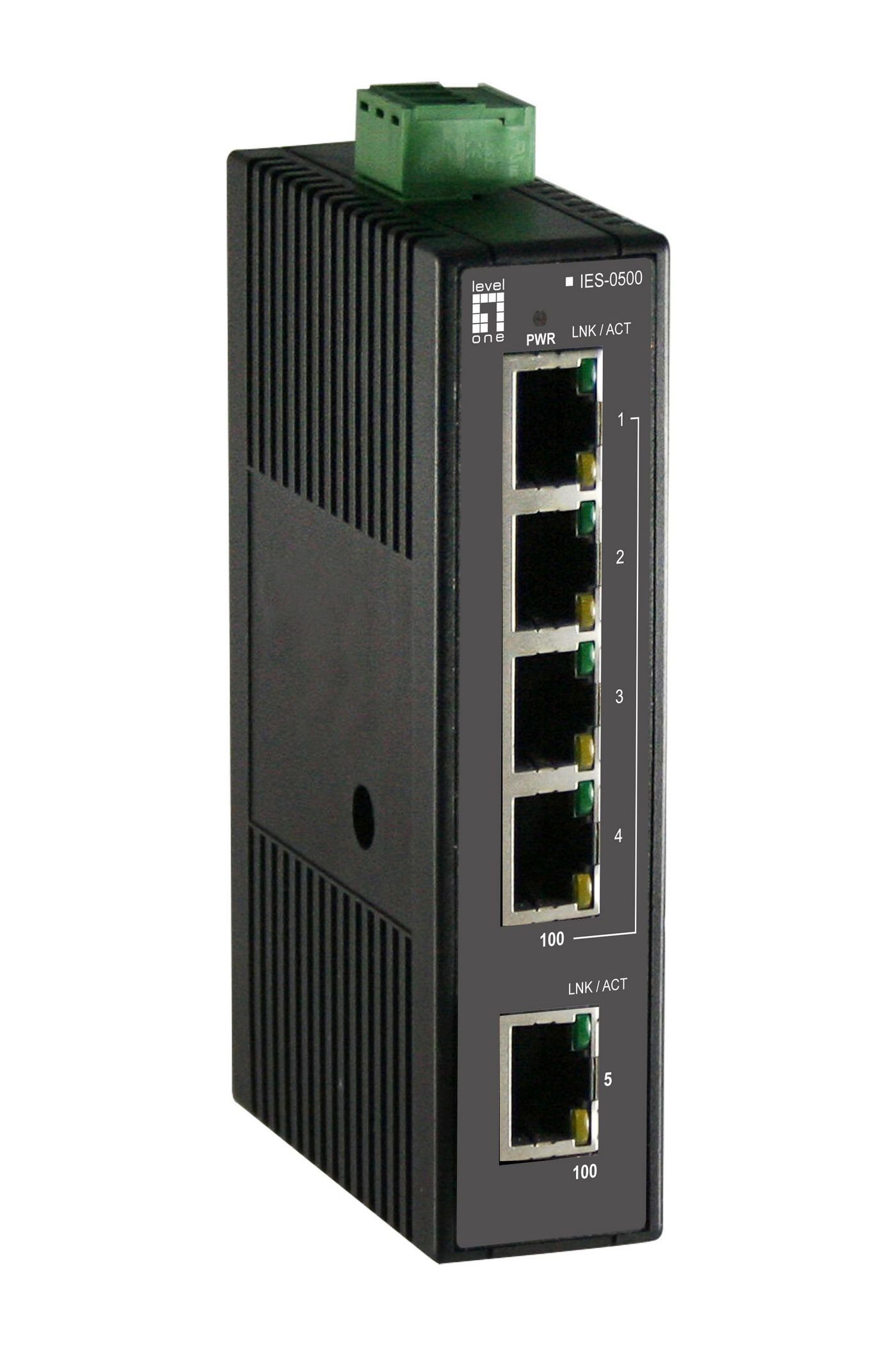 LEVEL ONE 5 FE UNMGD SWTCH -10 TO 60 Netzwerk-Switch