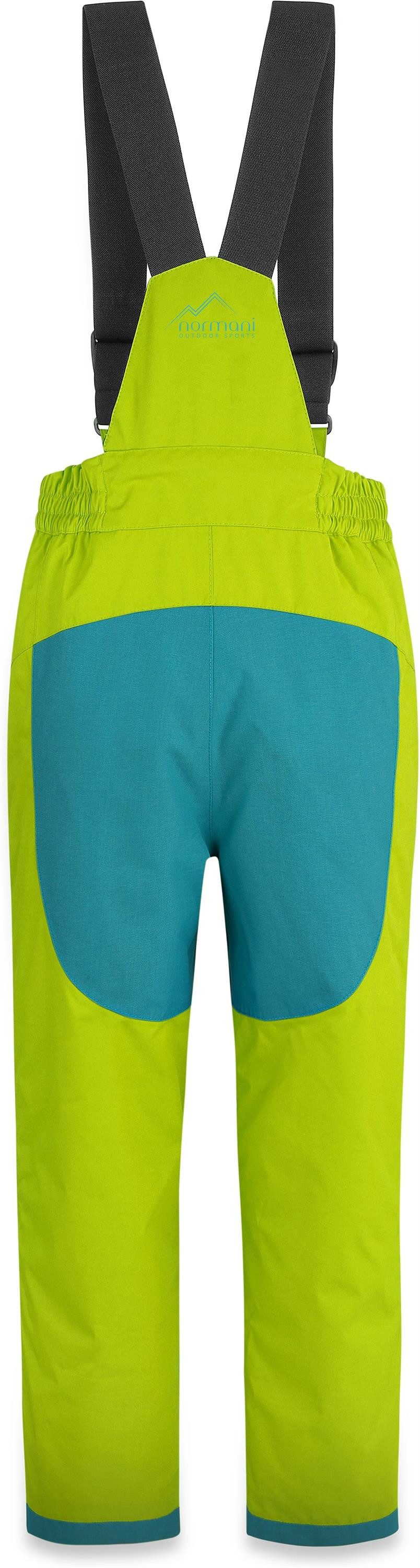 normani Schneehose Kinder Winterhose Salcha Gefütterte Thermohose mit abnehmbaren Hosenträgern -Junge und Mädchen