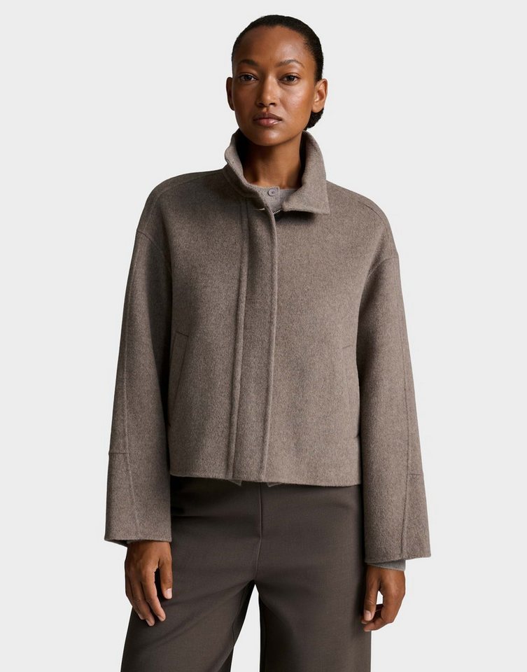 someday Wolljacke Varielle aus hochwertigem Woll Kaschmir Mix Gerader Schnitt mit überschnittener Schulter und Eingrifftaschen