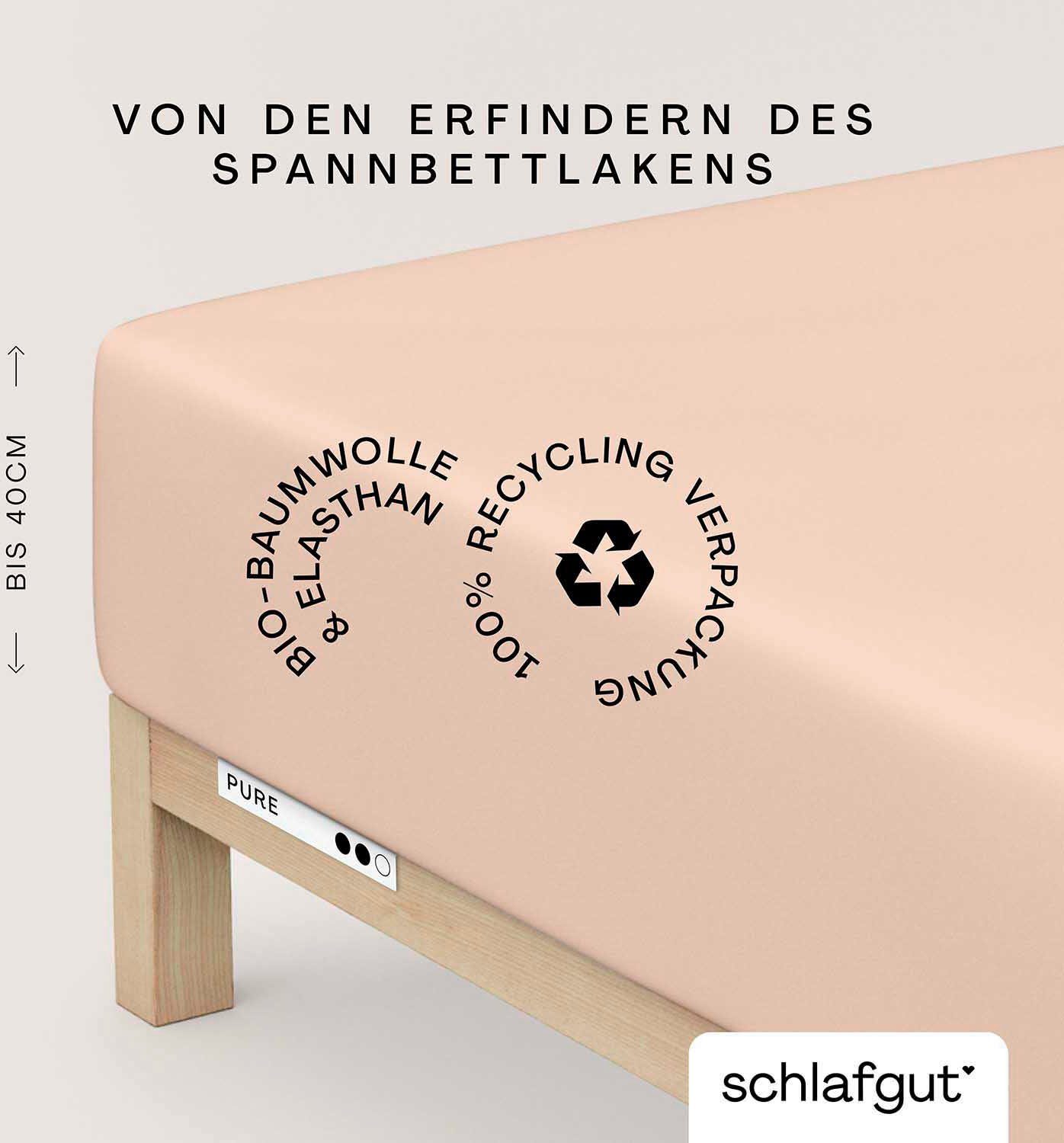 Schlafgut Spannbettlaken PURE BOXSPRING in Gr. günstig online kaufen