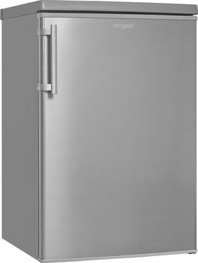 exquisit Kühlschrank KS16-4-HE-040E inoxlook, 85,5 cm hoch, 55,0 cm breit, 109 L Volumen, 4 Sterne Gefrieren