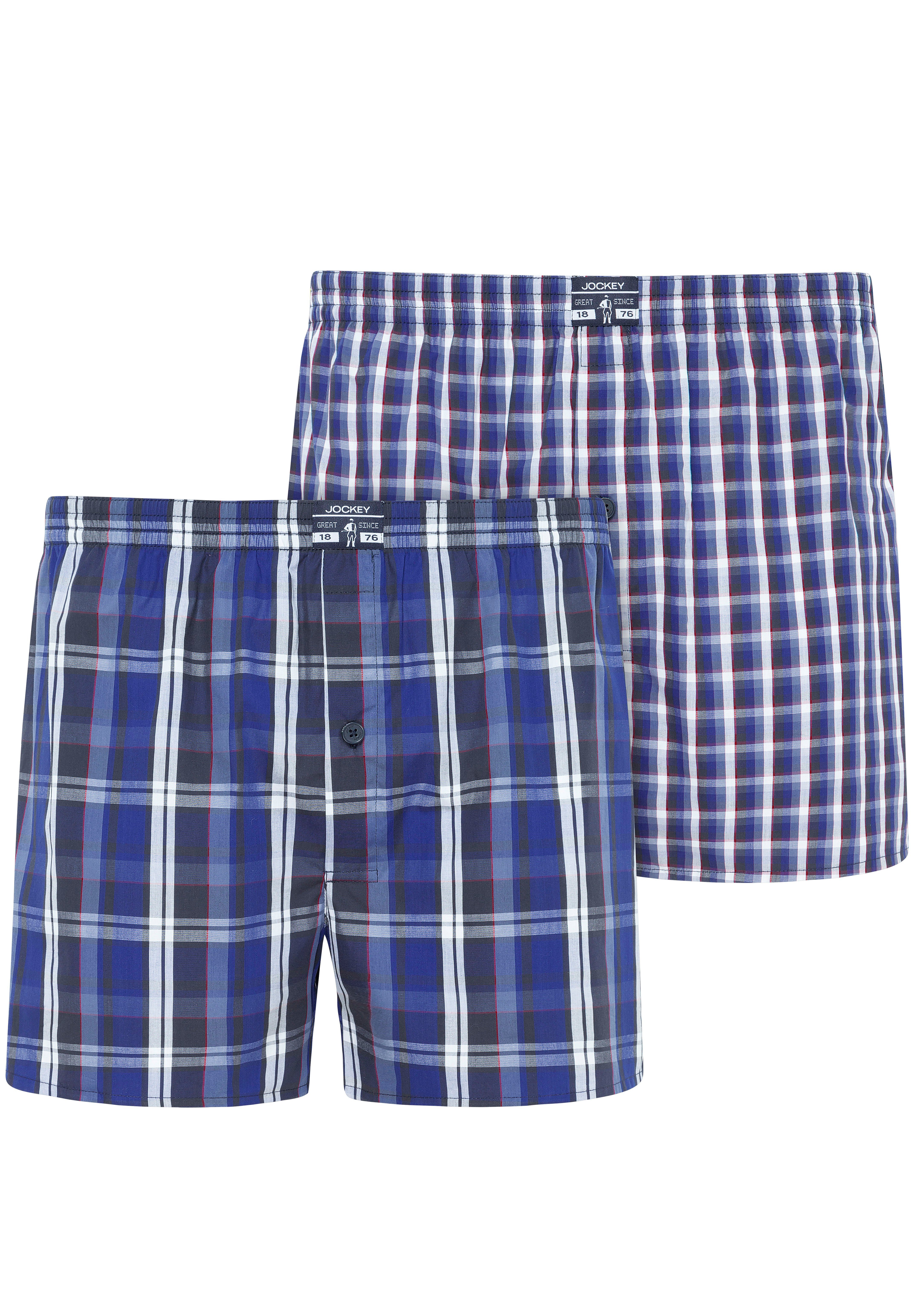 Jockey Webboxer Everyday Striped (2er Pack) mit Marken Weblabel am Bund günstig online kaufen