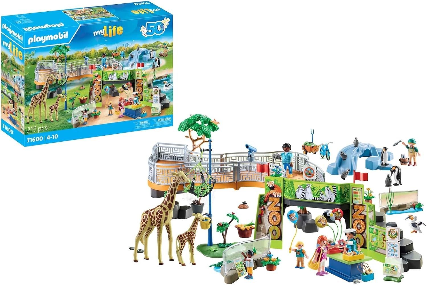 Playmobil® Konstruktions-Spielset, Bausteine, Baukasten, Abenteuer im Zoo S günstig online kaufen