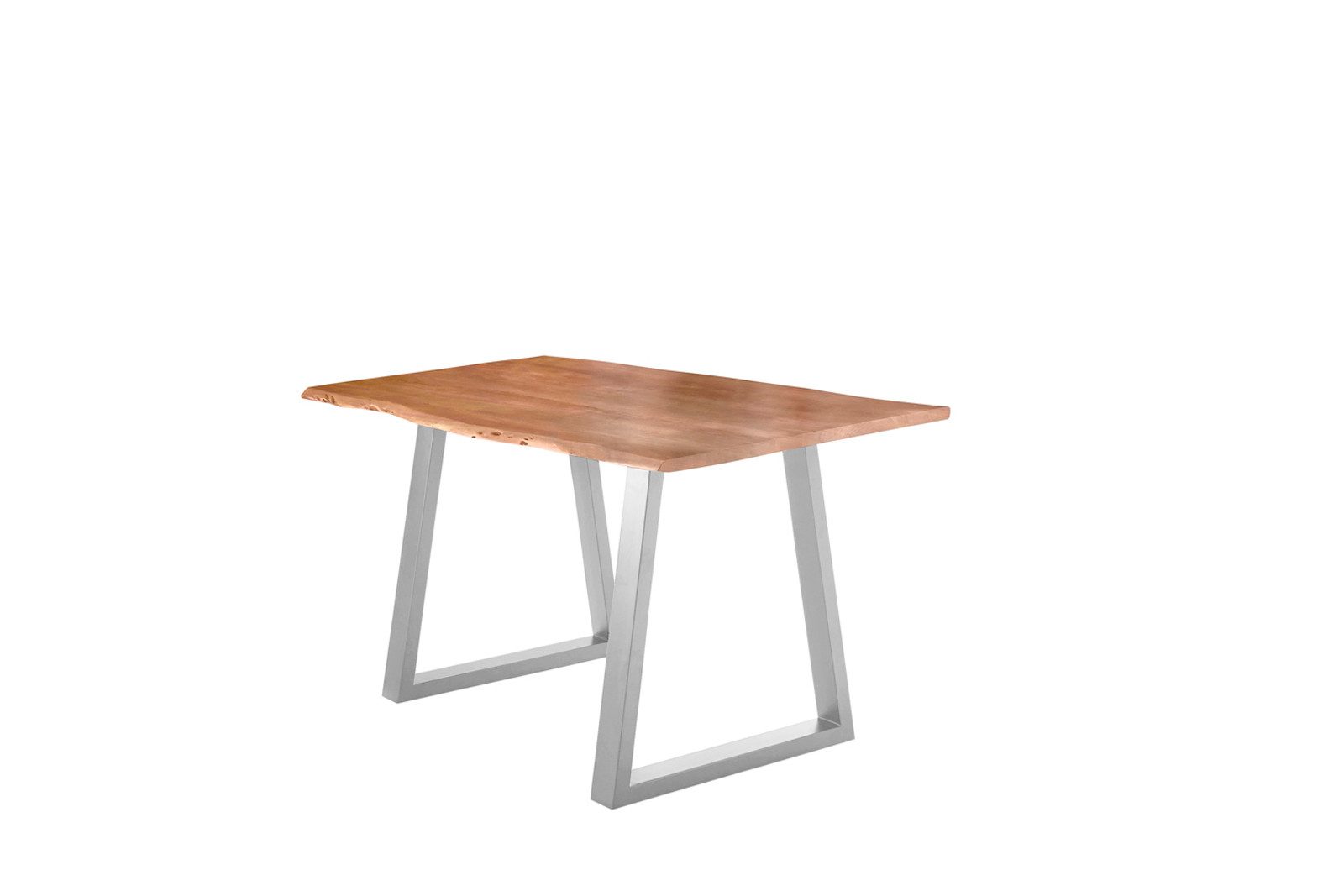 SAM® Baumkantentisch Manel, natürliche Baumkante, naturfarben, Massivholz Akazie, Tischstärke 26mm