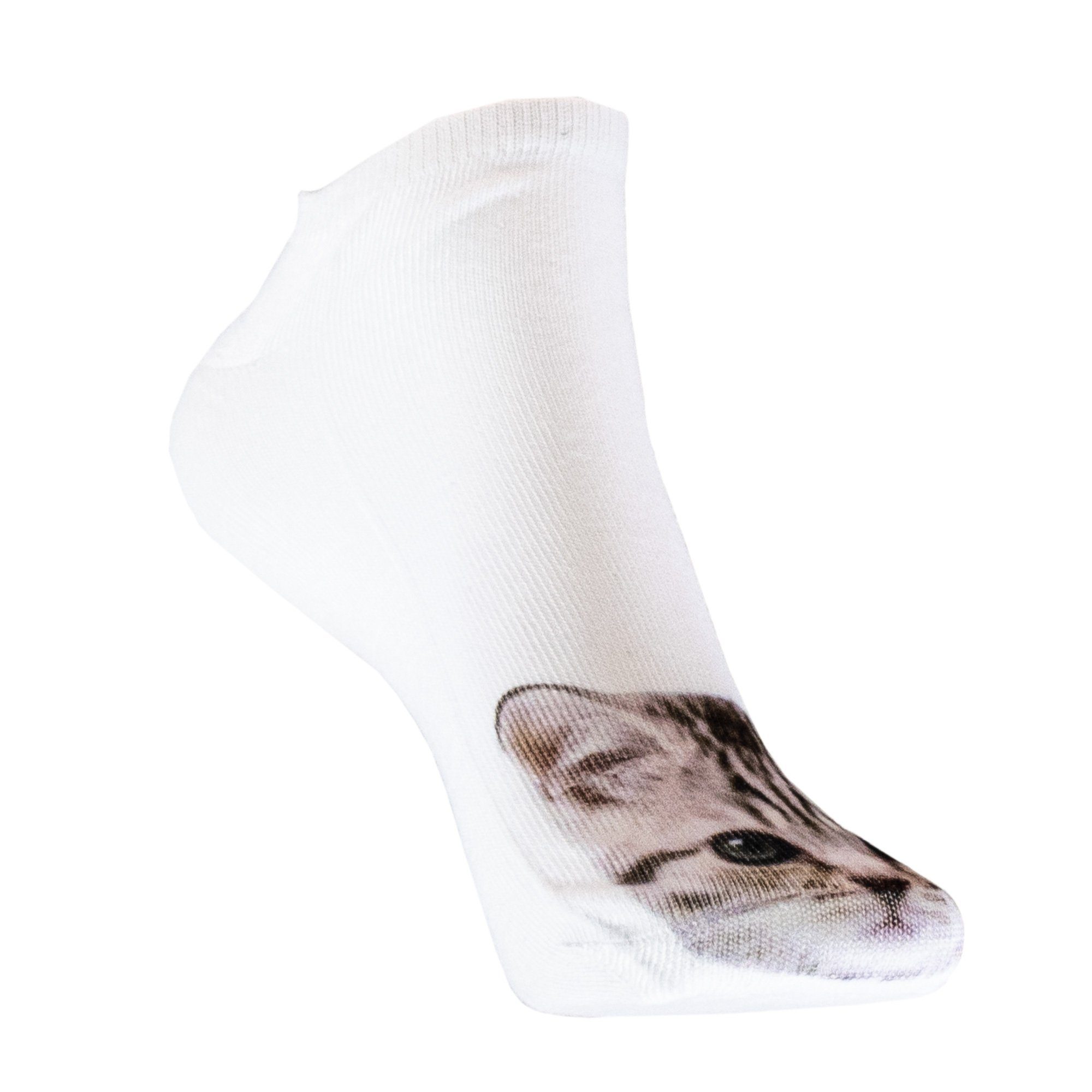 cosey Sneakersocken 1 Paar Sneaker Socken – Katzen Design – Einheits-Größe günstig online kaufen