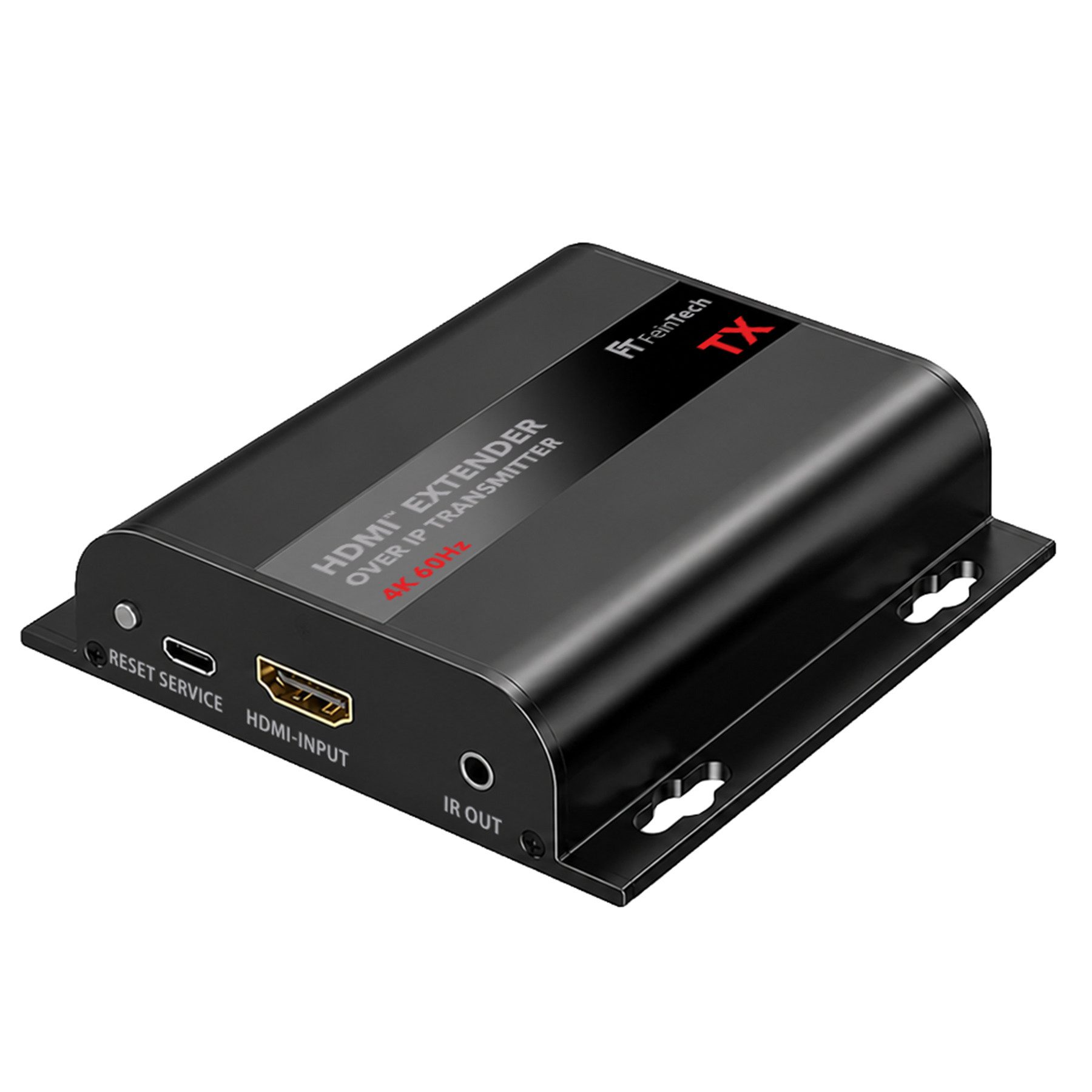 FeinTech HDMI over IP Extender HDMI-Adapter, 4K 60Hz, bis zu 253 Geräte im LAN