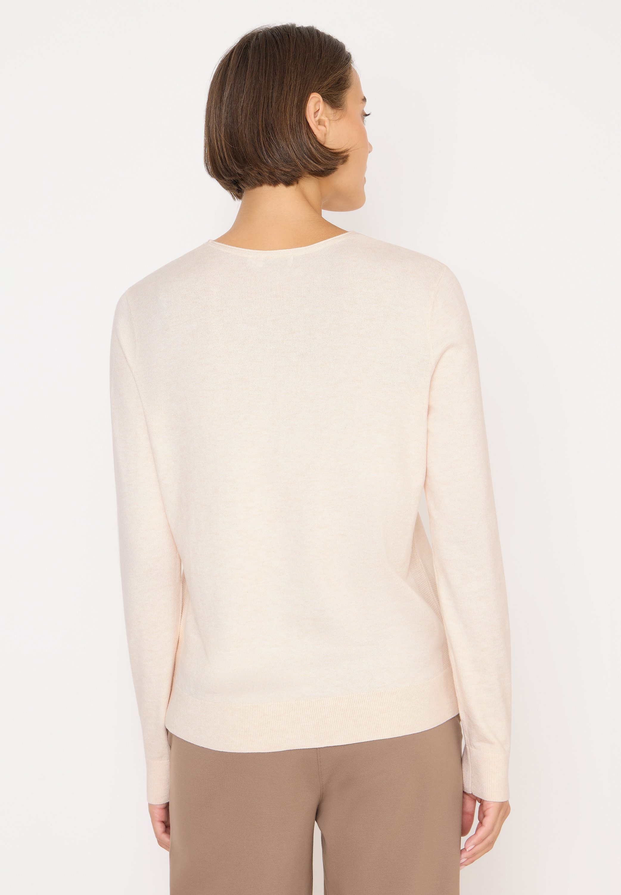 CECIL Strickpullover mit Materialmix