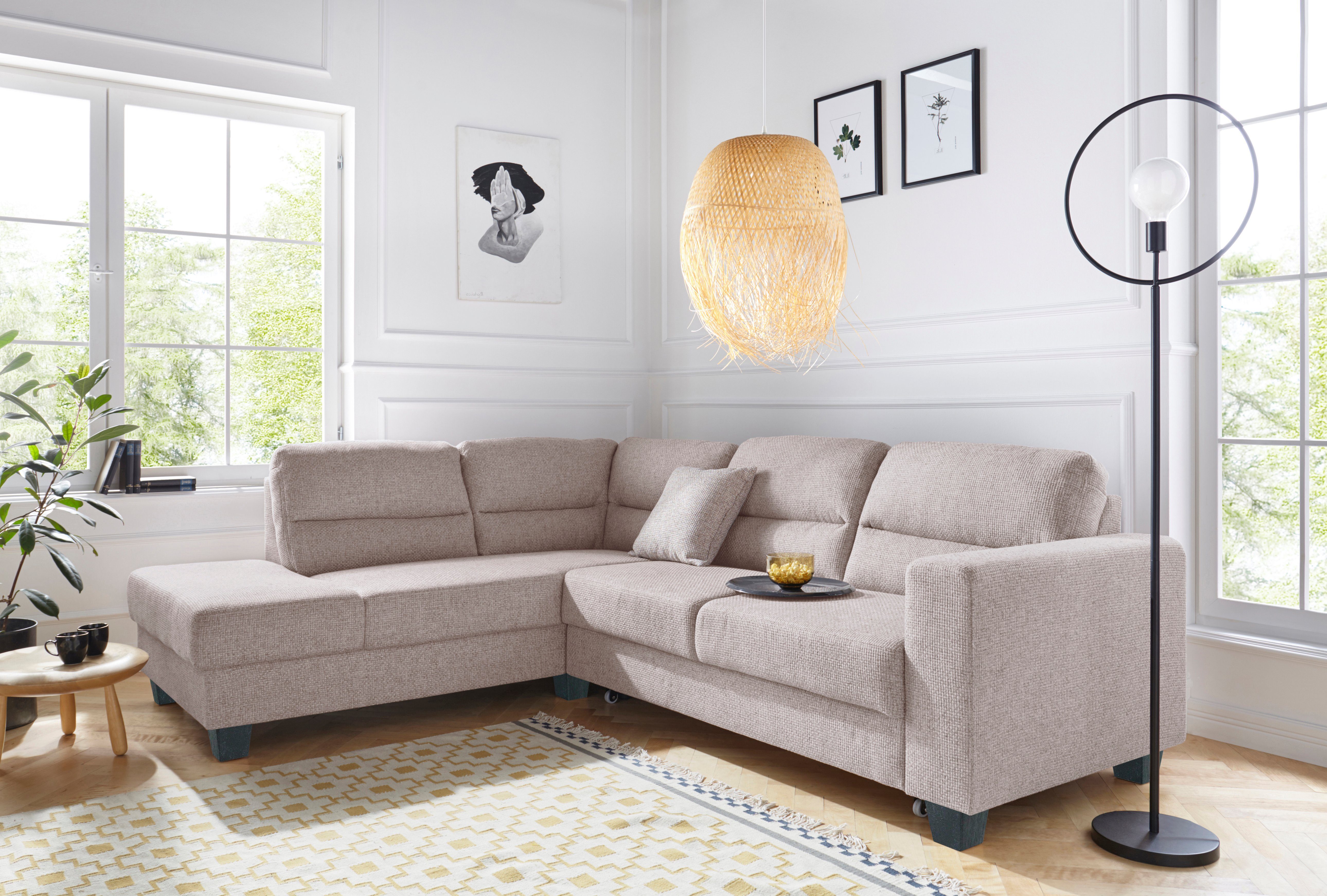 TRENDMANUFAKTUR Ecksofa Chamber, zeitlos und modern, günstig online kaufen