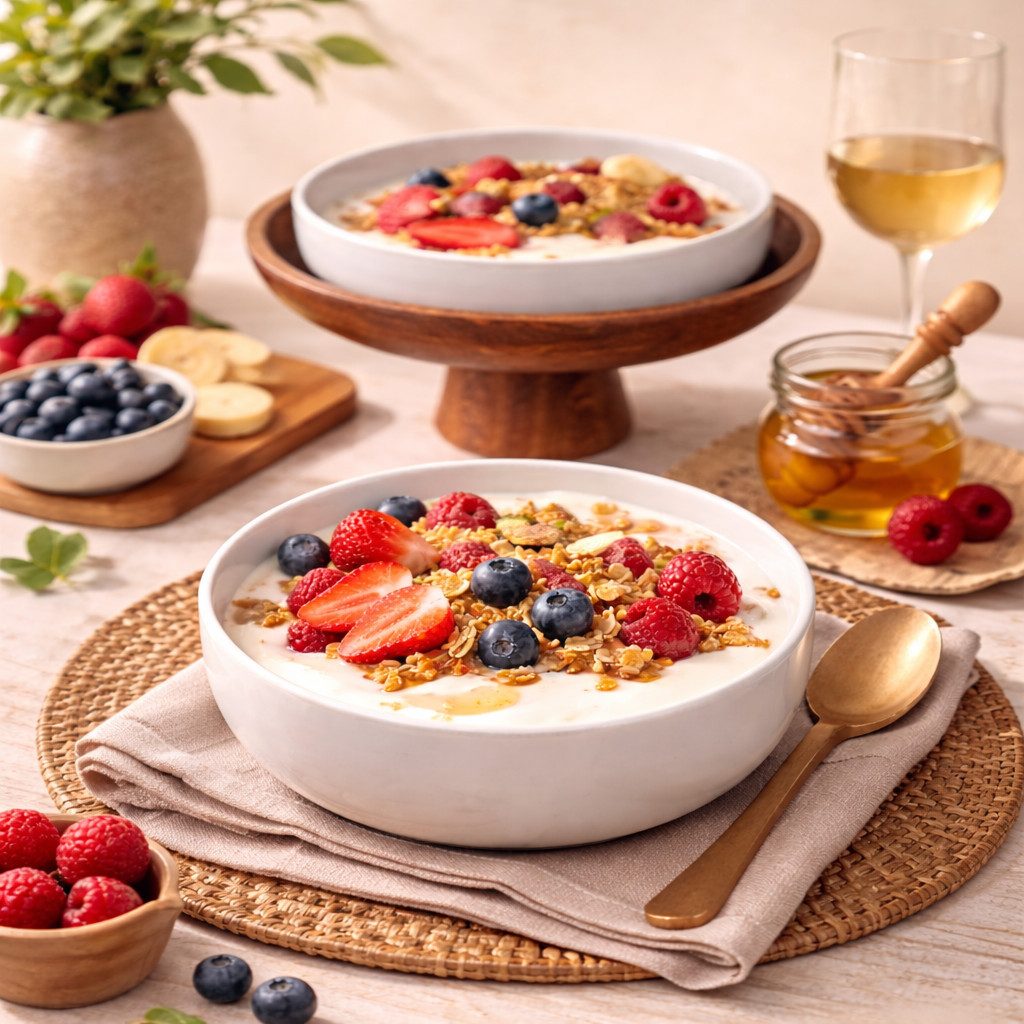 Kütahya Porselen Suppenteller Kütahya Porselen 2er Schüssel Set 20 cm Porzellan Creme Modern