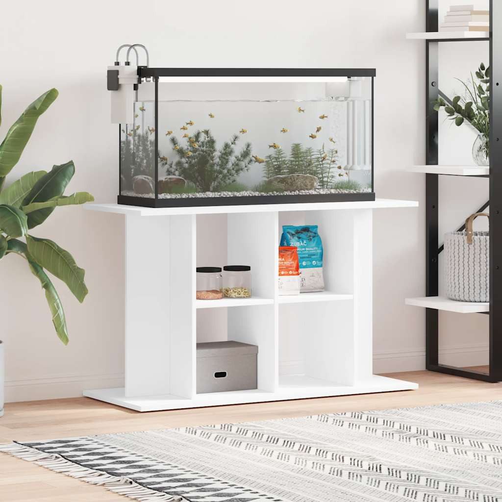 vidaXL Aquariumunterschrank Aquariumständer Weiß 100x40x60 cm Holzwerkstoff günstig online kaufen