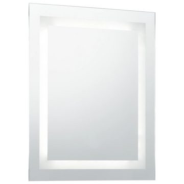 vidaXL Spiegel Badezimmerspiegel mit LED und Touch-Sensor 50 x 60 cm Badspiegel