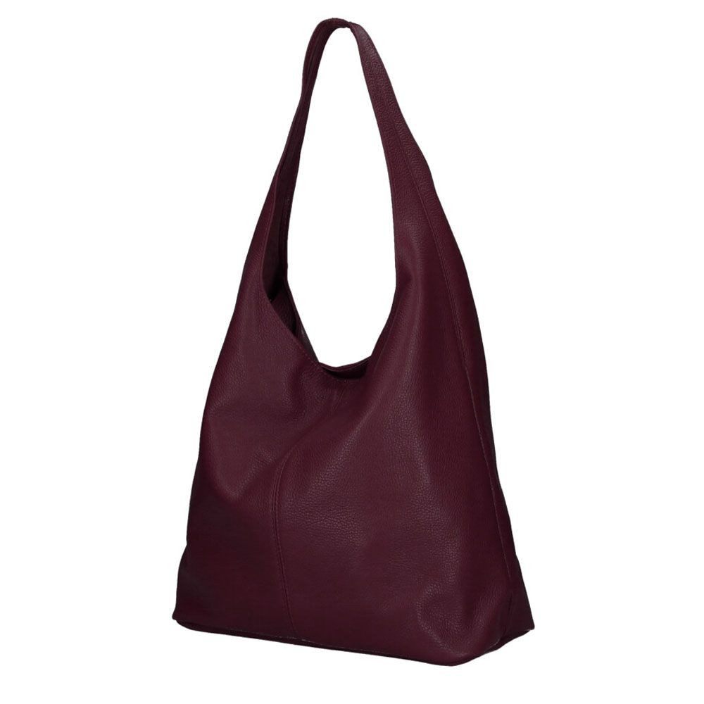 ITALYSHOP24 Shopper Made in Italy XL Damen echtes Leder Tasche Schultertasche Hobo Bag, Umhängetasche Workbag Businesstasche Ledertasche Beuteltasche Freizeit