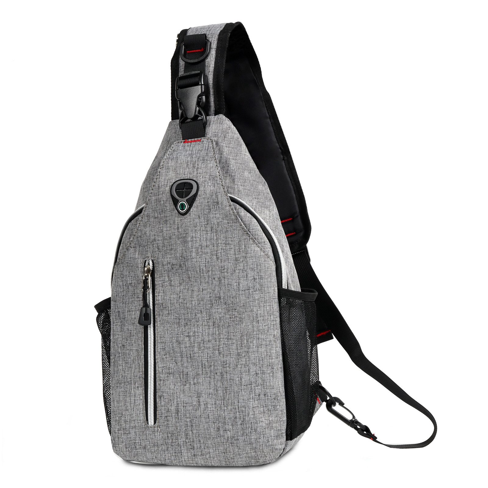 TAN.TOMI Schultertasche Sling Schulter brusttasche Herren Sling Bag Herren, Brusttasche, Canvas Brusttasche mit Verstellbaren Schultergurten