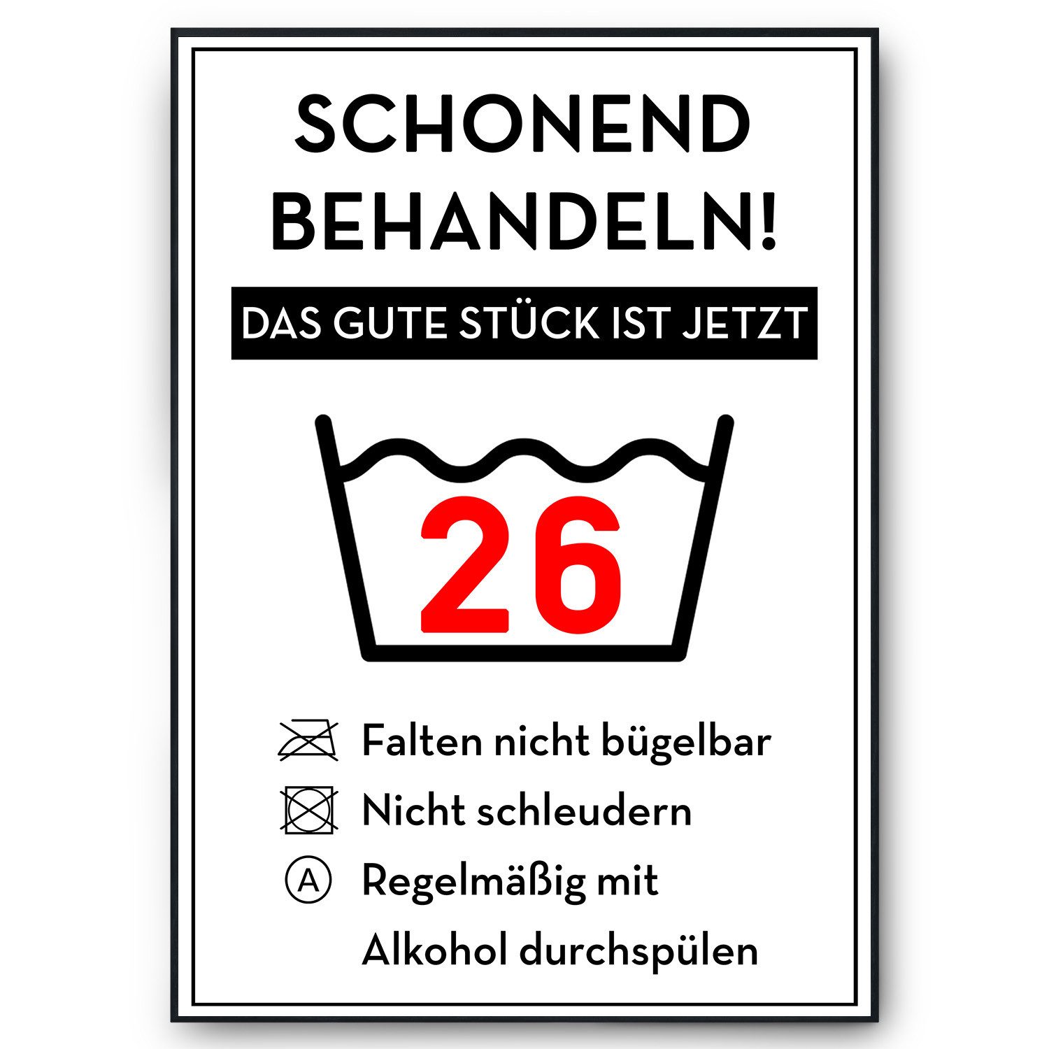 Tigerlino Poster Geburtstag Geschenk Urkunde Lustig günstig online kaufen