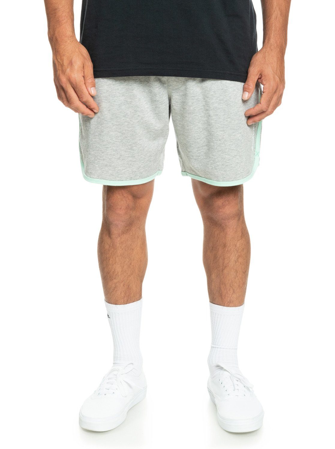 Quiksilver Sweatshorts Scallop Light Heather Terry Grey