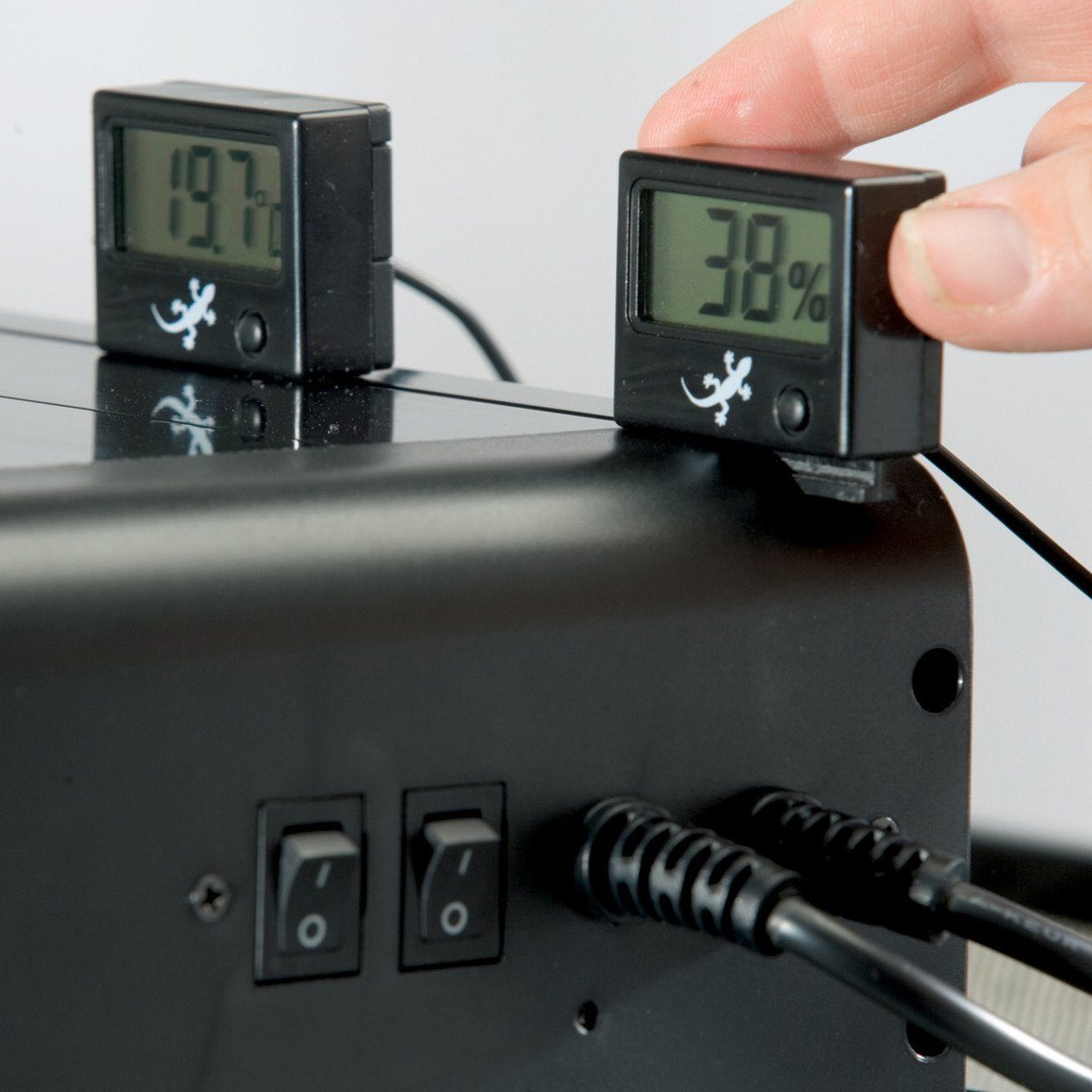 Exo Terra Terrarium-Klimasteuerung LED Thermo- und Hygrometer