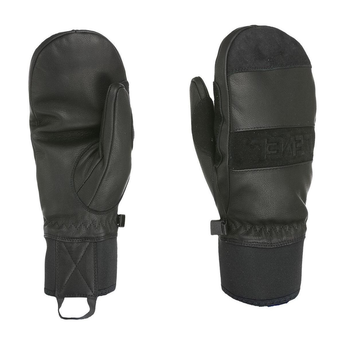 Level Skihandschuhe Shaman Mitten Wasserdichter Lederfäustling mit verstärkter Handfläche und