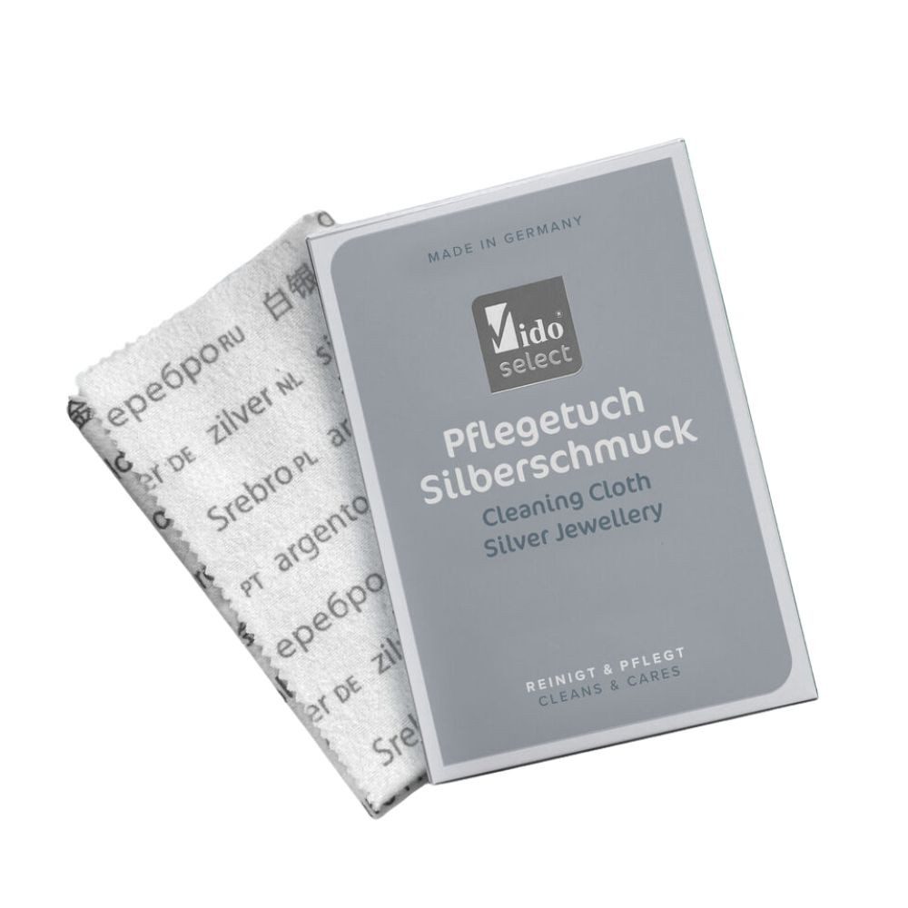 Vido Chemie Vido select Pflegetuch für Silberschmuck - reinigt und pflegt 30x24 cm Chromreiniger (1-St)